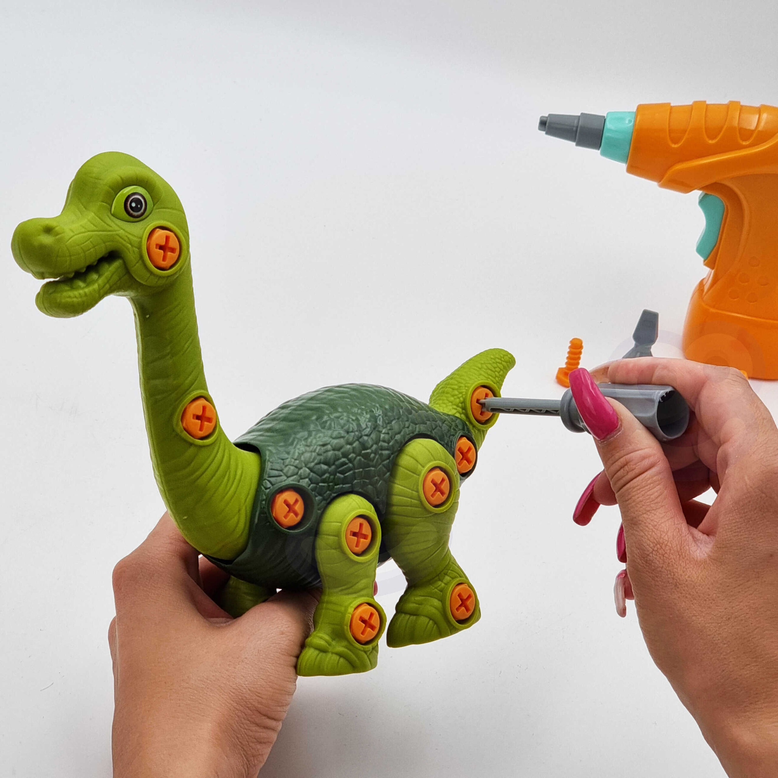 WOOPIE Dinosaur Screwing Construction Set + Drill 31 pcs. - Slika 7