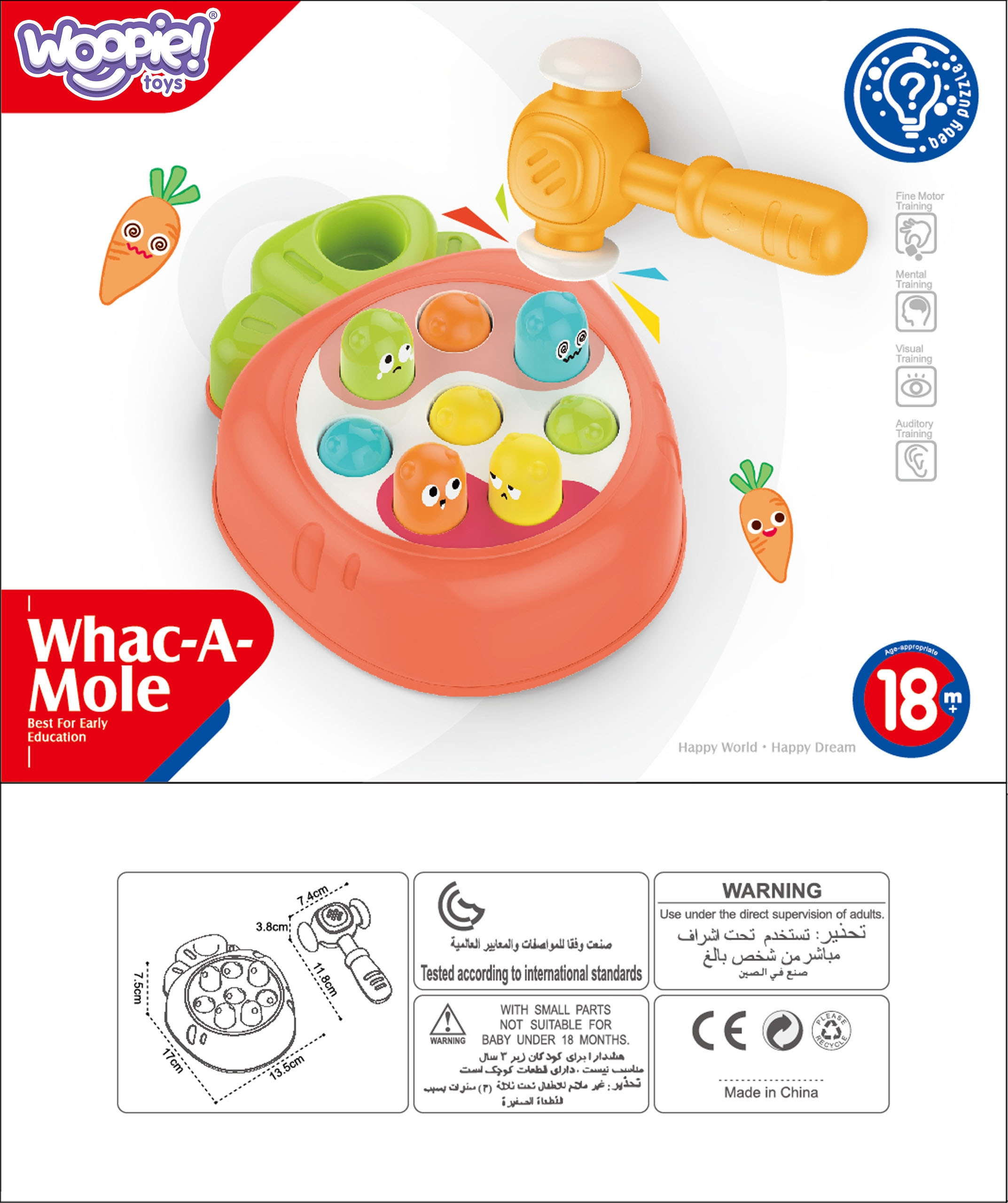 WOOPIE BABY Whack-a-Mole Arcade Game - Slika 5