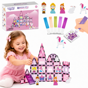 WOOPIE magnetske kocke Princess Castle set 50 dijelova