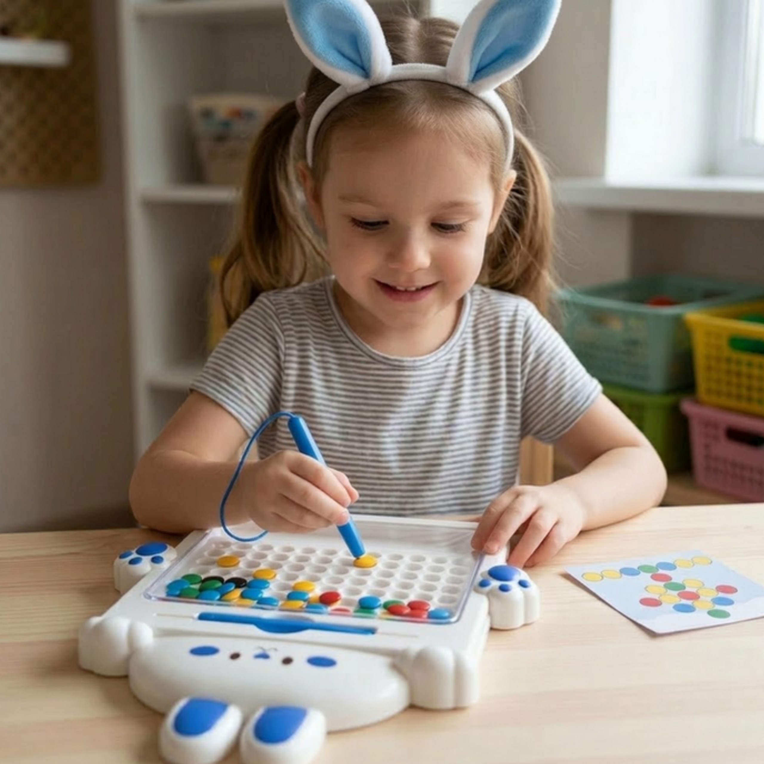 WOOPIE magnetska ploča za djecu Montessori MagPad Rabbit - Slika 3