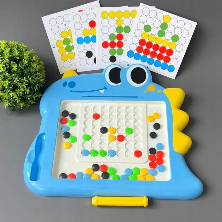 WOOPIE magnetska ploča za djecu Montessori MagPad dinosaur - Slika 3