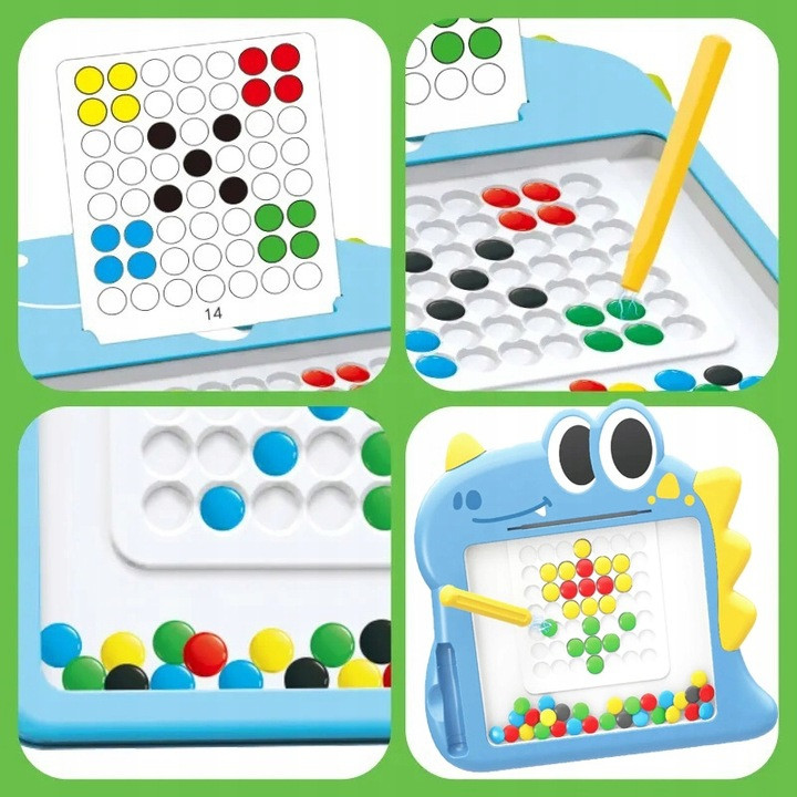 WOOPIE magnetska ploča za djecu Montessori MagPad dinosaur - Slika 4