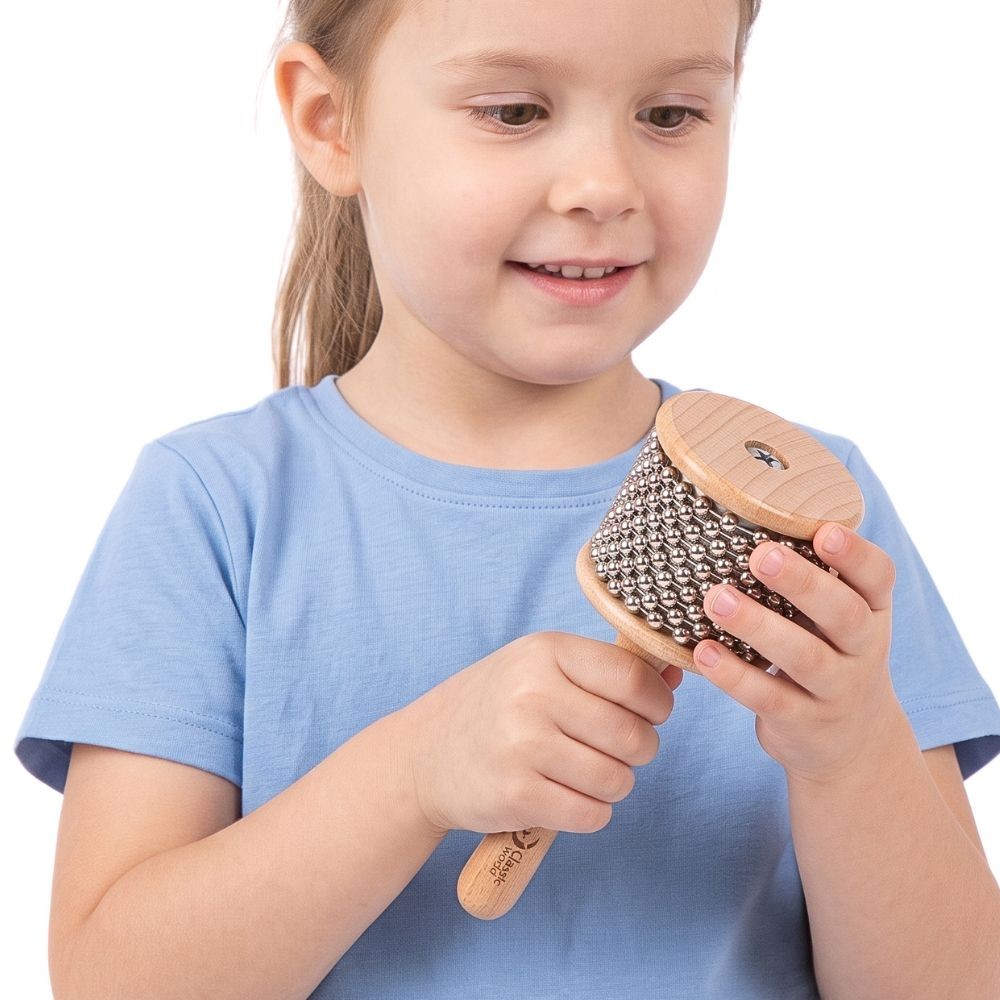 CLASSIC WORLD EDU Kabasa Musical Instrument with Beads for Children