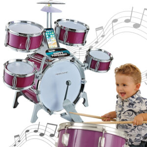 WOOPIE Educational Percussion Set for Kids 5 Drums 1 Cymbal