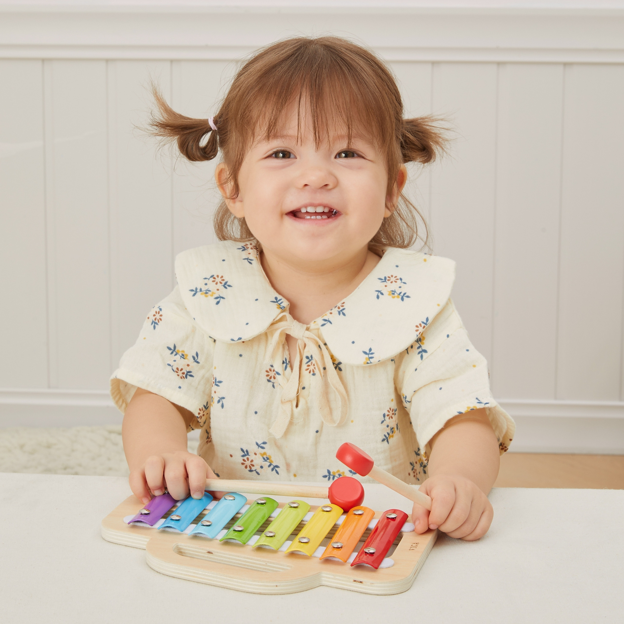 VIGA Cymbals Wooden Xylophone – Discover Your Little One's Musical Talent! - Slika 2