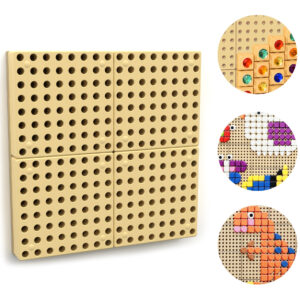 MASTERKIDZ STEM Creative Science Board Wall Panel + Mounting Panel 40 x 40 (cm)