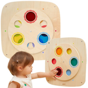 VIGA Wooden Sensory Manipulative Board for Mixing Colors