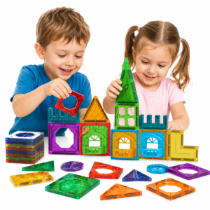 WOOPIE magnetski konstrukcijske kocke 3D edukativni set Castle 30 dijelova