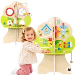 VIGA Wooden Activity Tree Music Educational Center 18m+