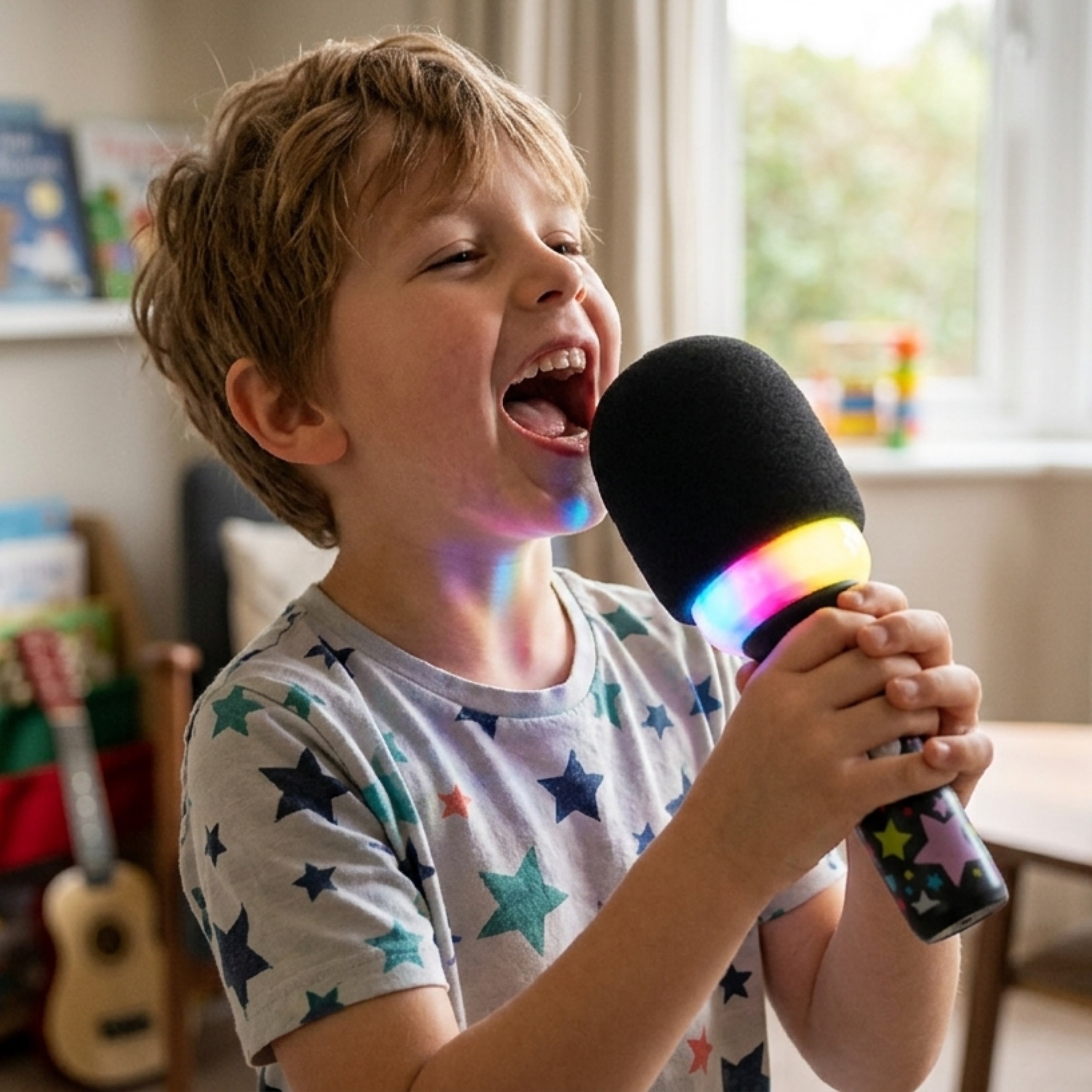 WOOPIE Wireless Karaoke Microphone with Speaker Black BT - Slika 2