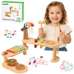 TOOKY TOY Educational Music Table – Toucan