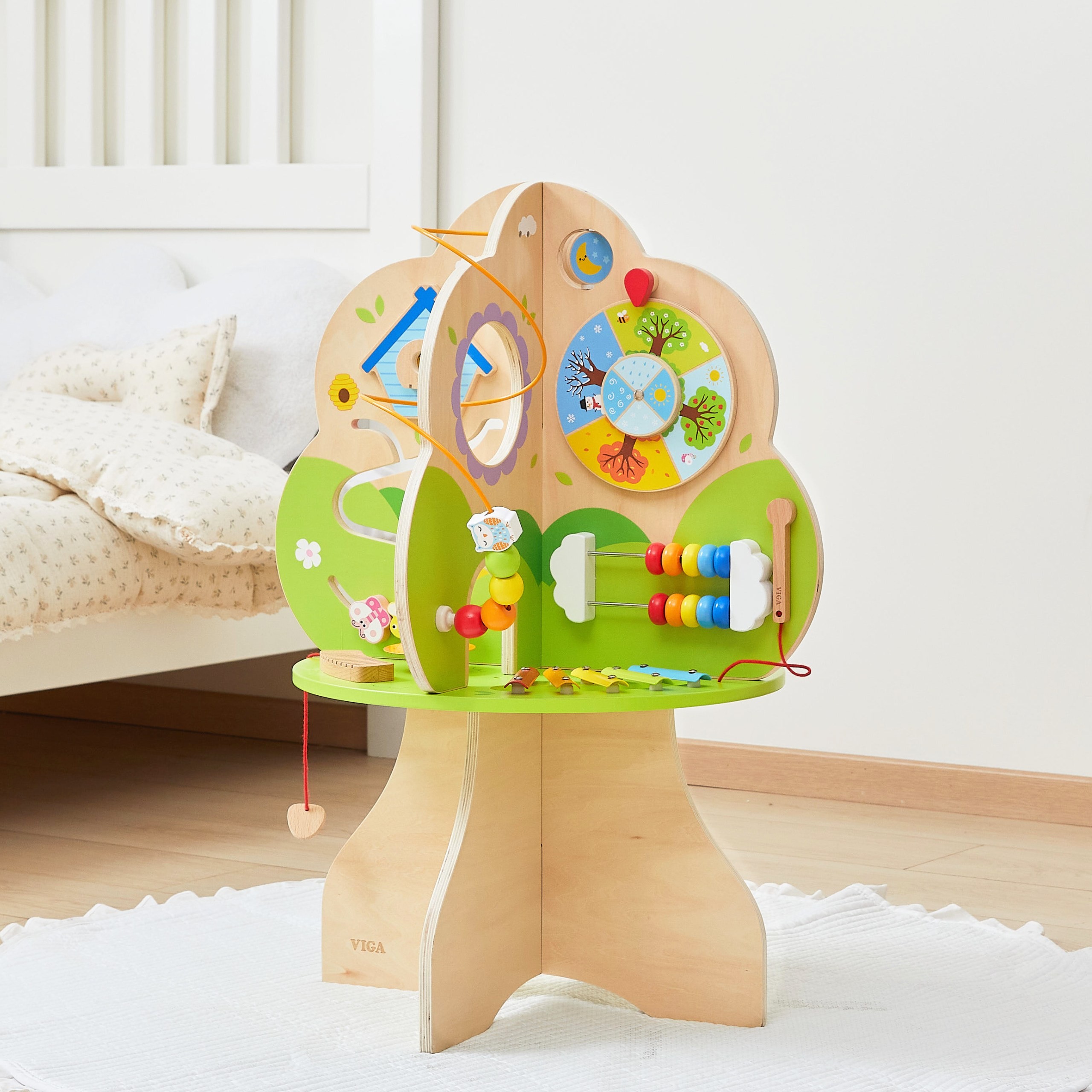 VIGA Wooden Activity Tree Music Educational Center 18m+ - Slika 4