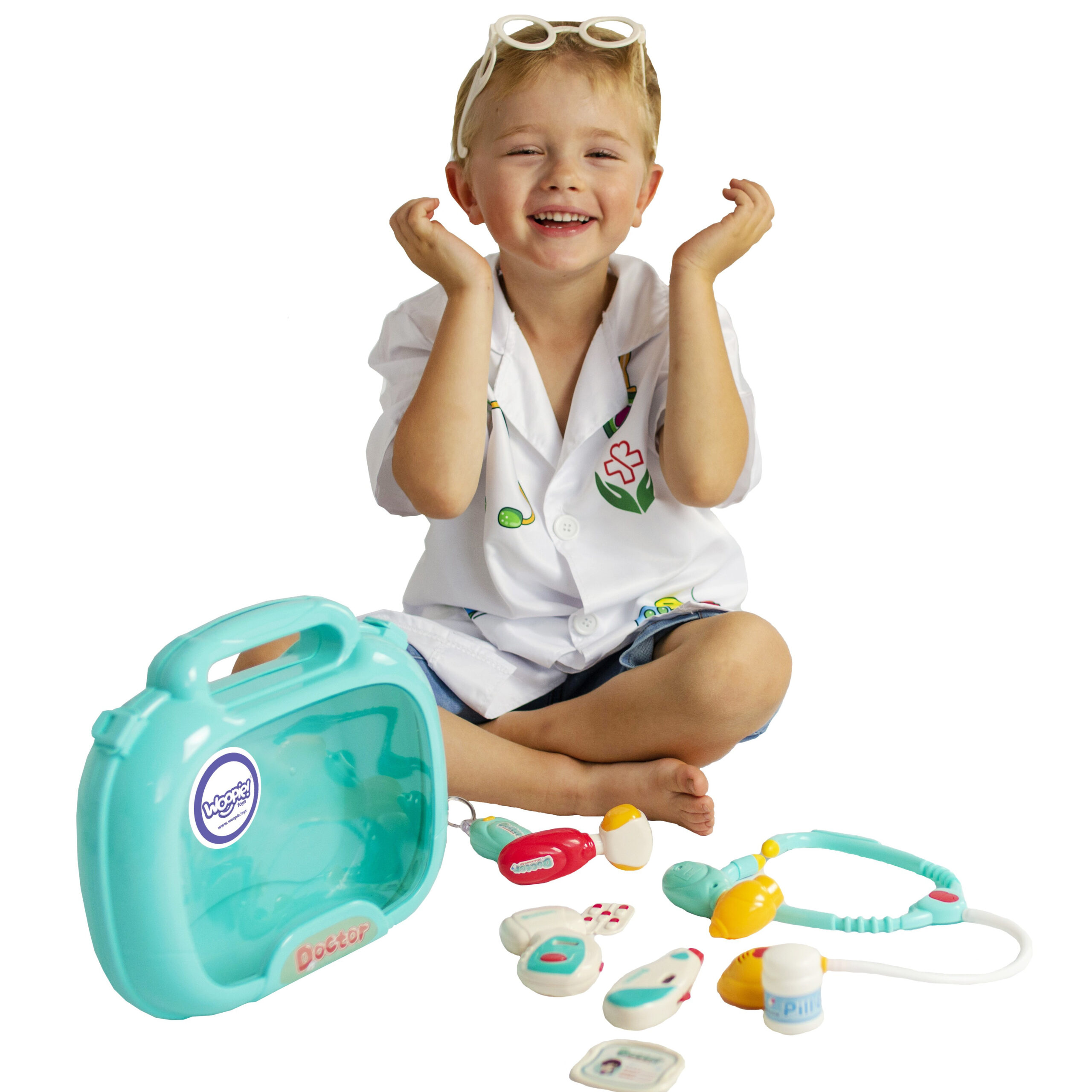 WOOPIE medicinski set Little liječnik liječnik in a Suitcase Light Sound + dodataka - Slika 2