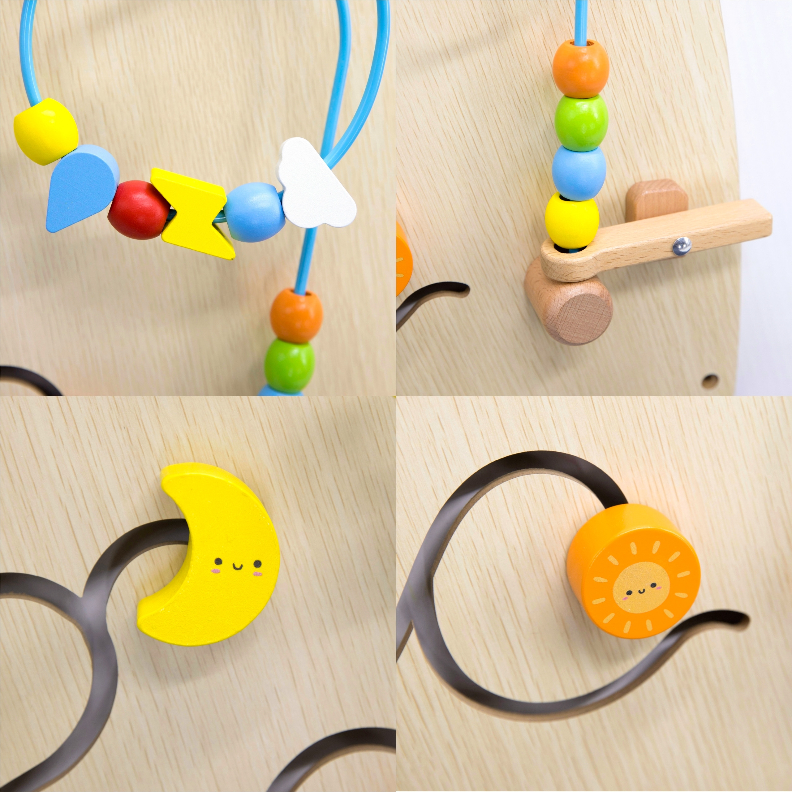 VIGA Montessori Arch Wall Manipulative Board - Slika 5