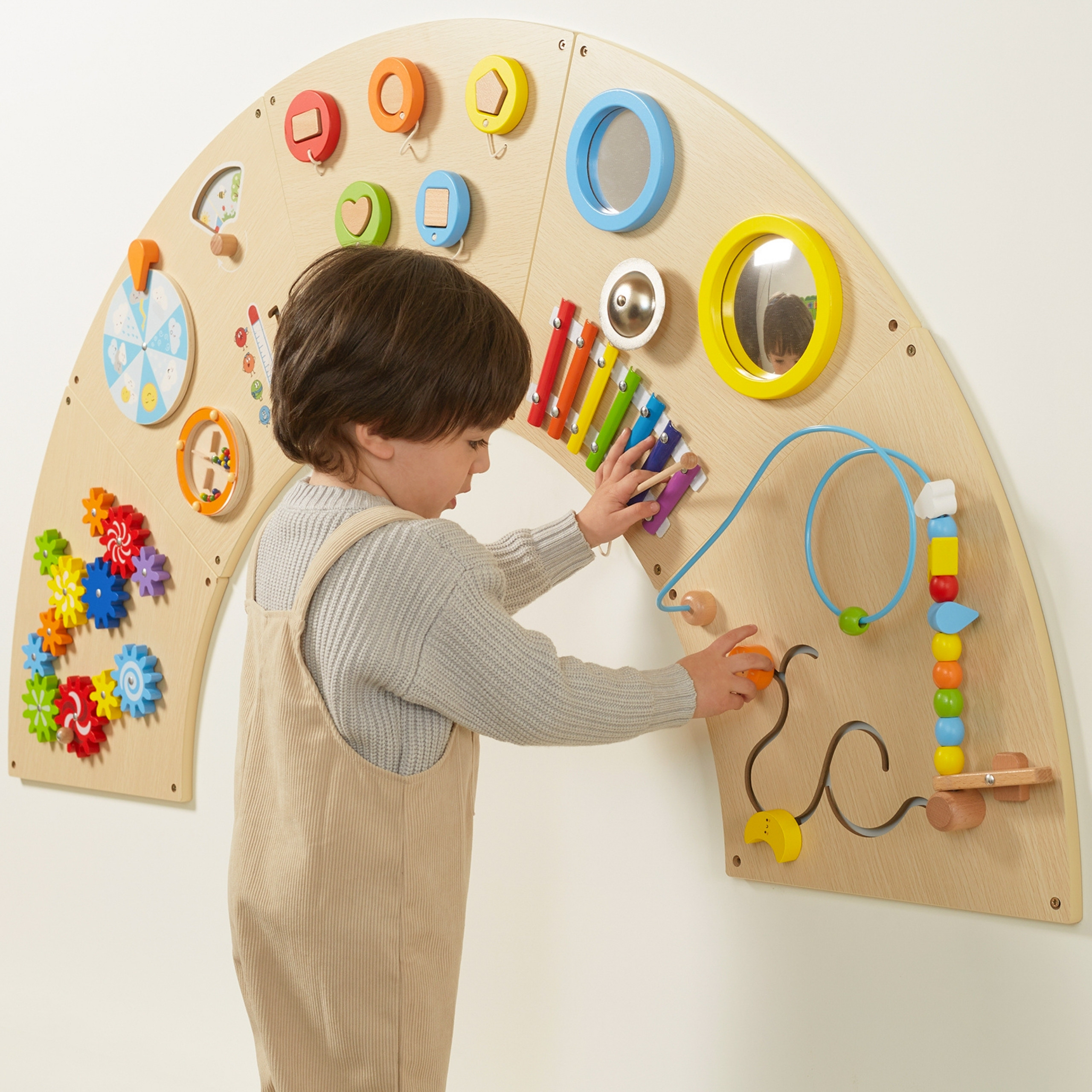 VIGA Montessori Arch Wall Manipulative Board - Slika 8