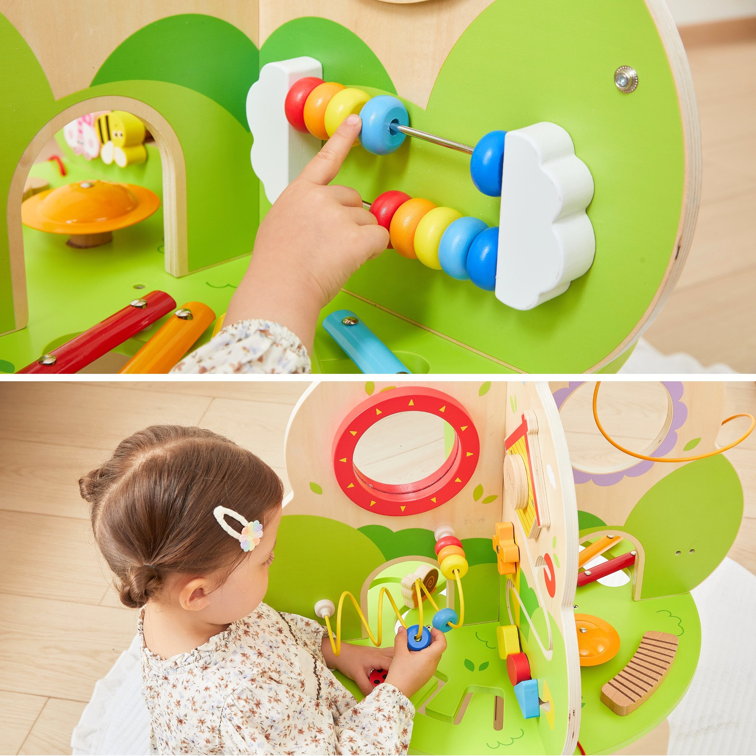 VIGA Wooden Activity Tree Music Educational Center 18m+ - Slika 7