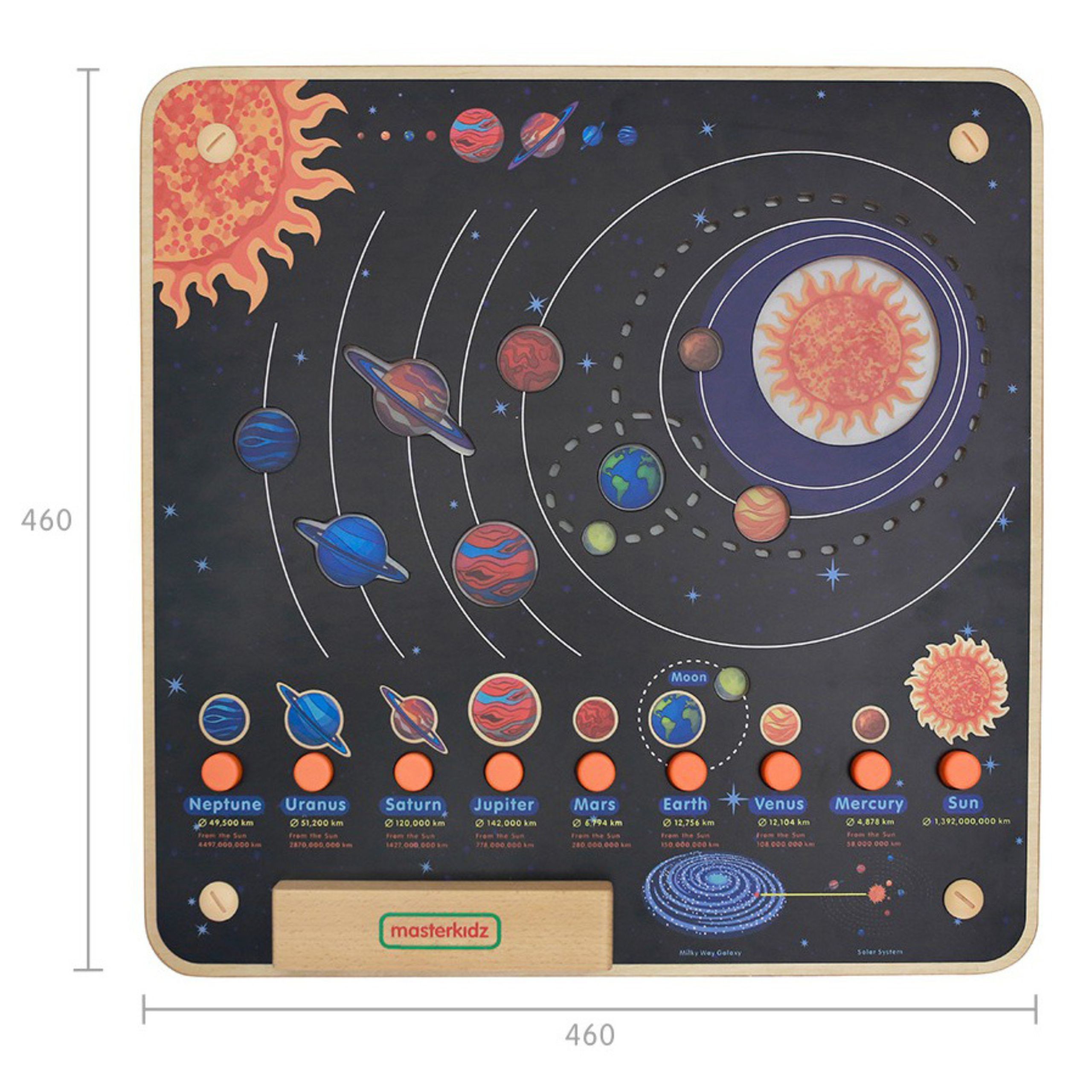MASTERKIDZ Solar System Educational Board - Slika 6
