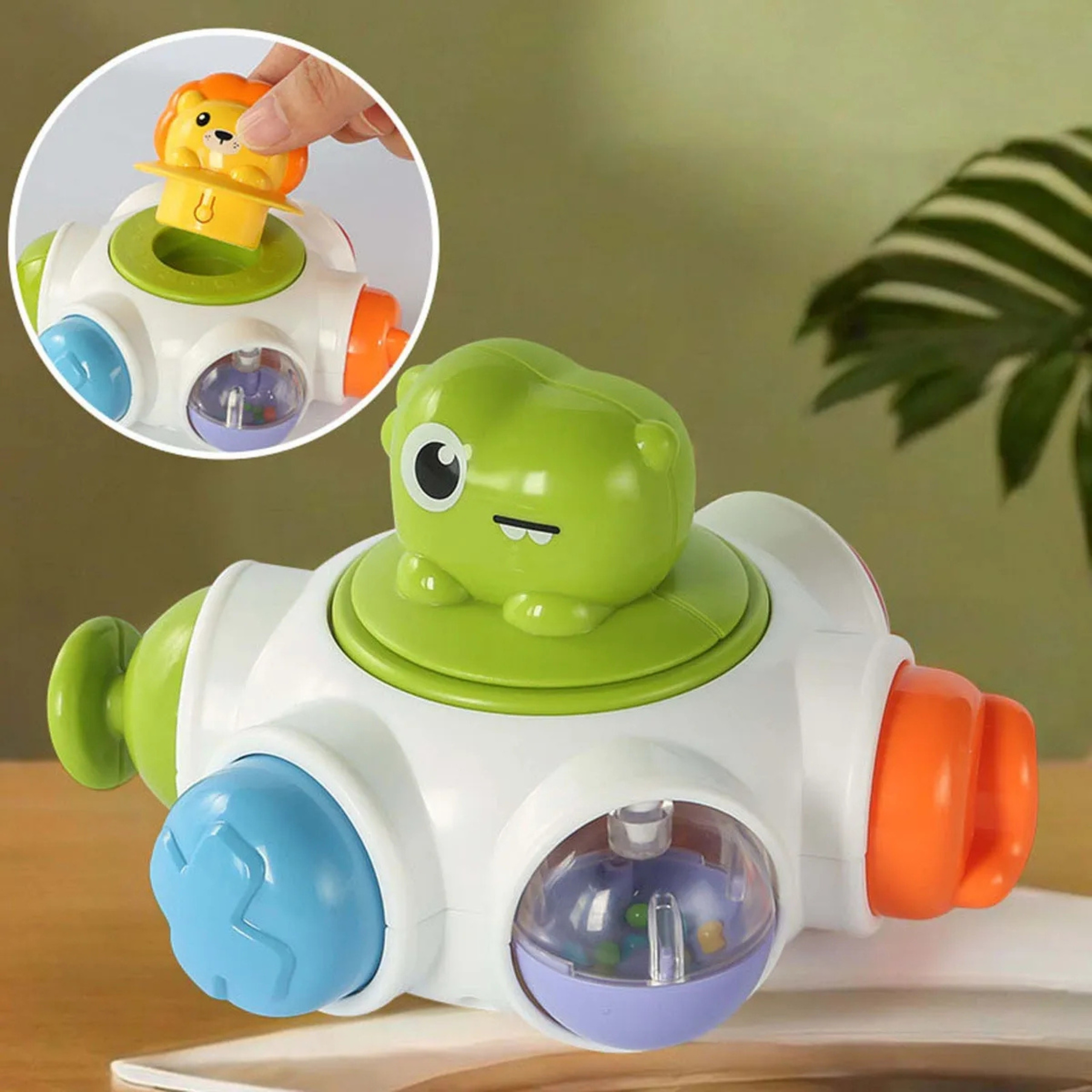 WOOPIE BABY Space Rocket Activity - Educational Sensory Cube 18m+ - Slika 6