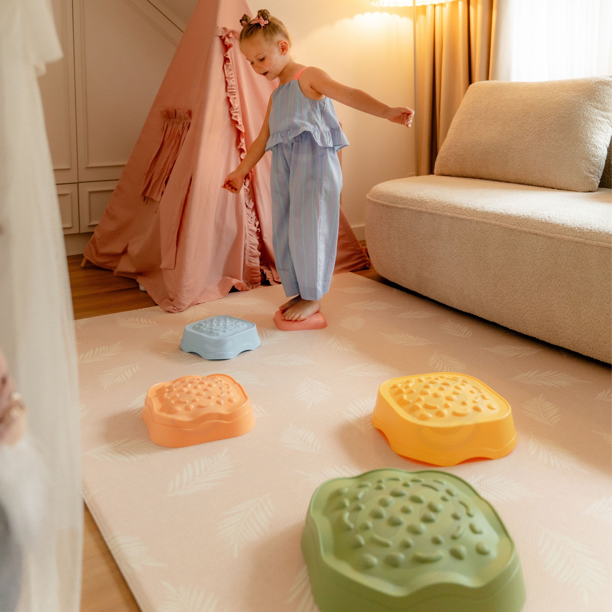 WOOPIE Sensory Balancing Stones 5 pcs. - Slika 4
