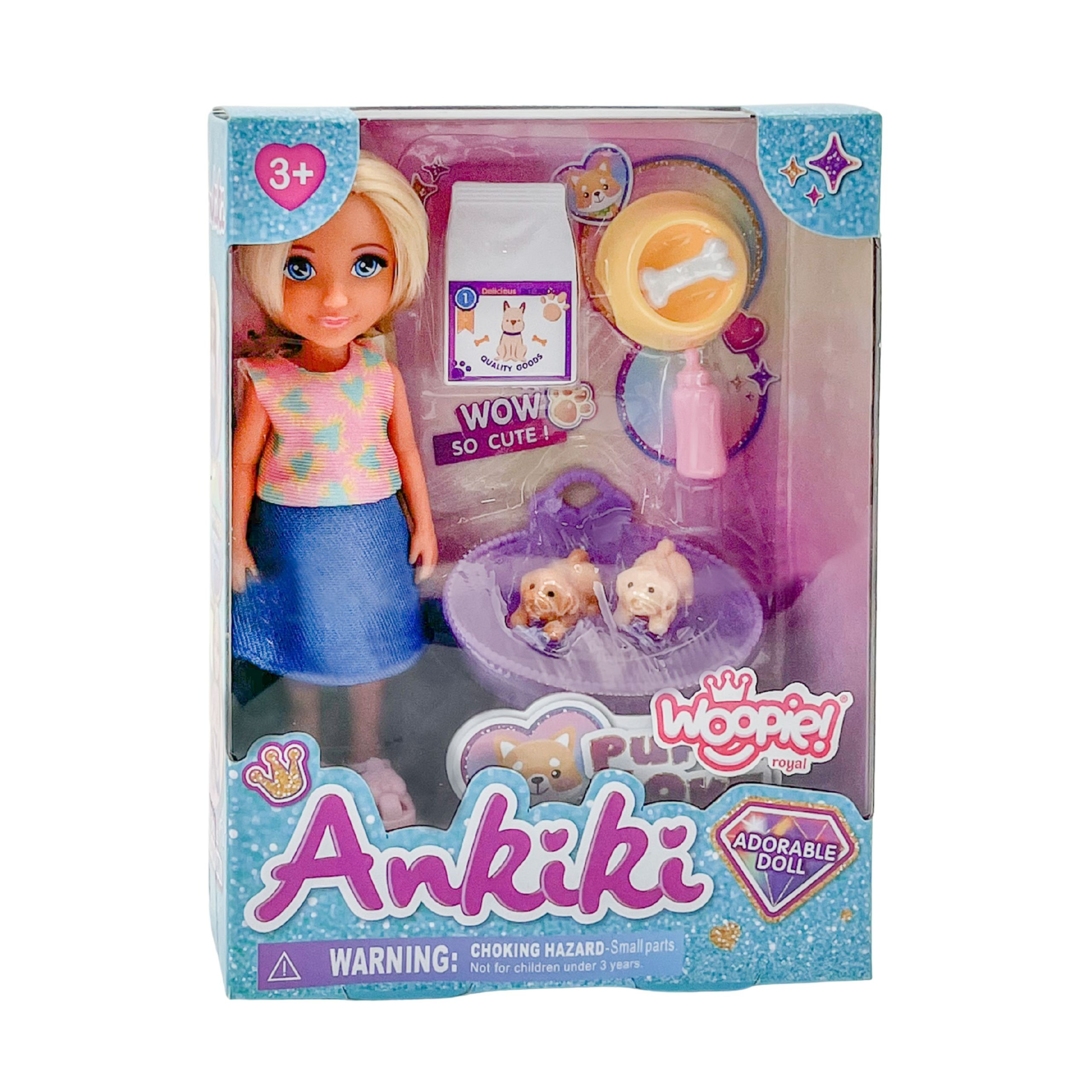 WOOPIE ROYAL Doll Set with Adorable Puppies and Accessories - Slika 7