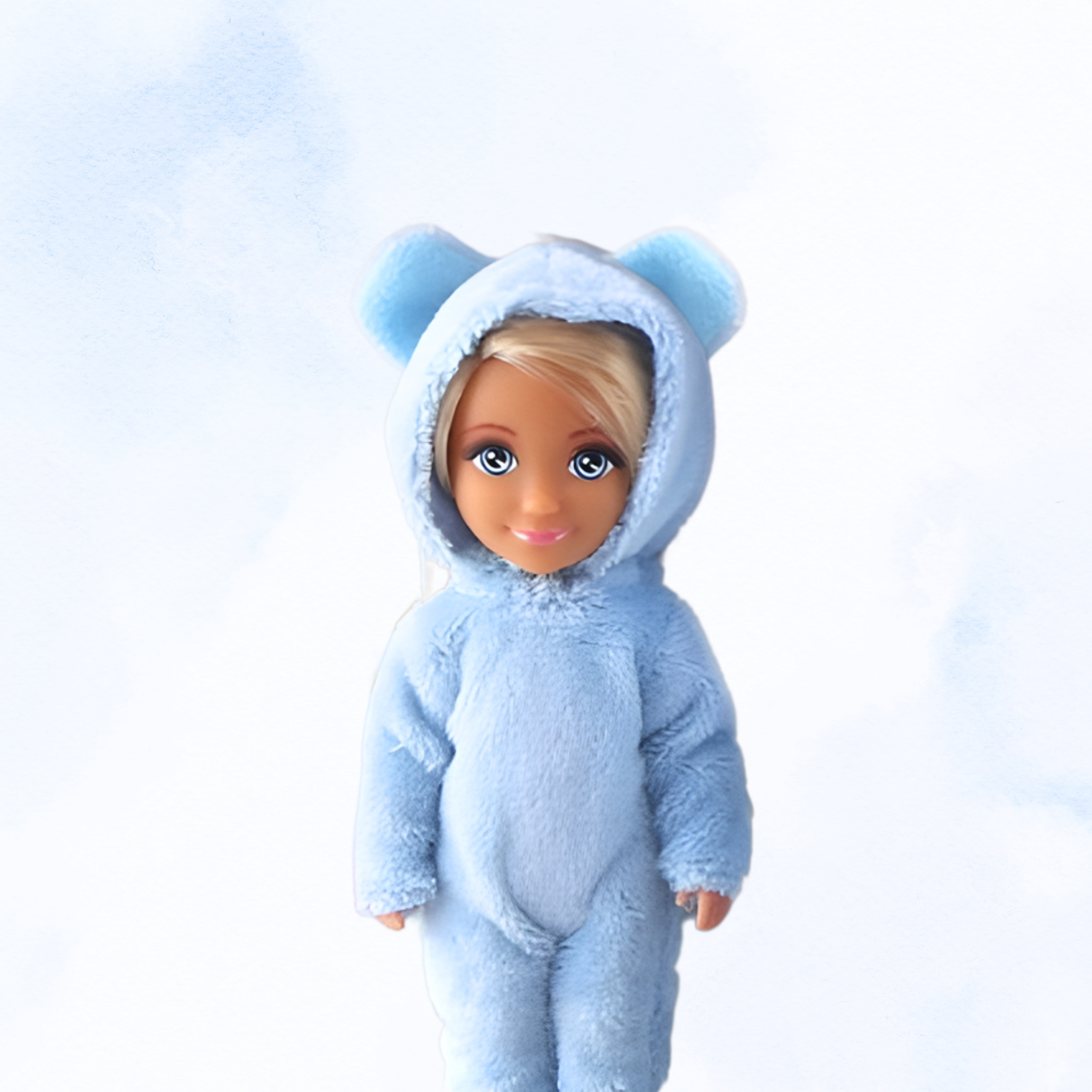 WOOPIE ROYAL Dolls Blue Teddy Bears Overalls Set of 2 - Slika 7