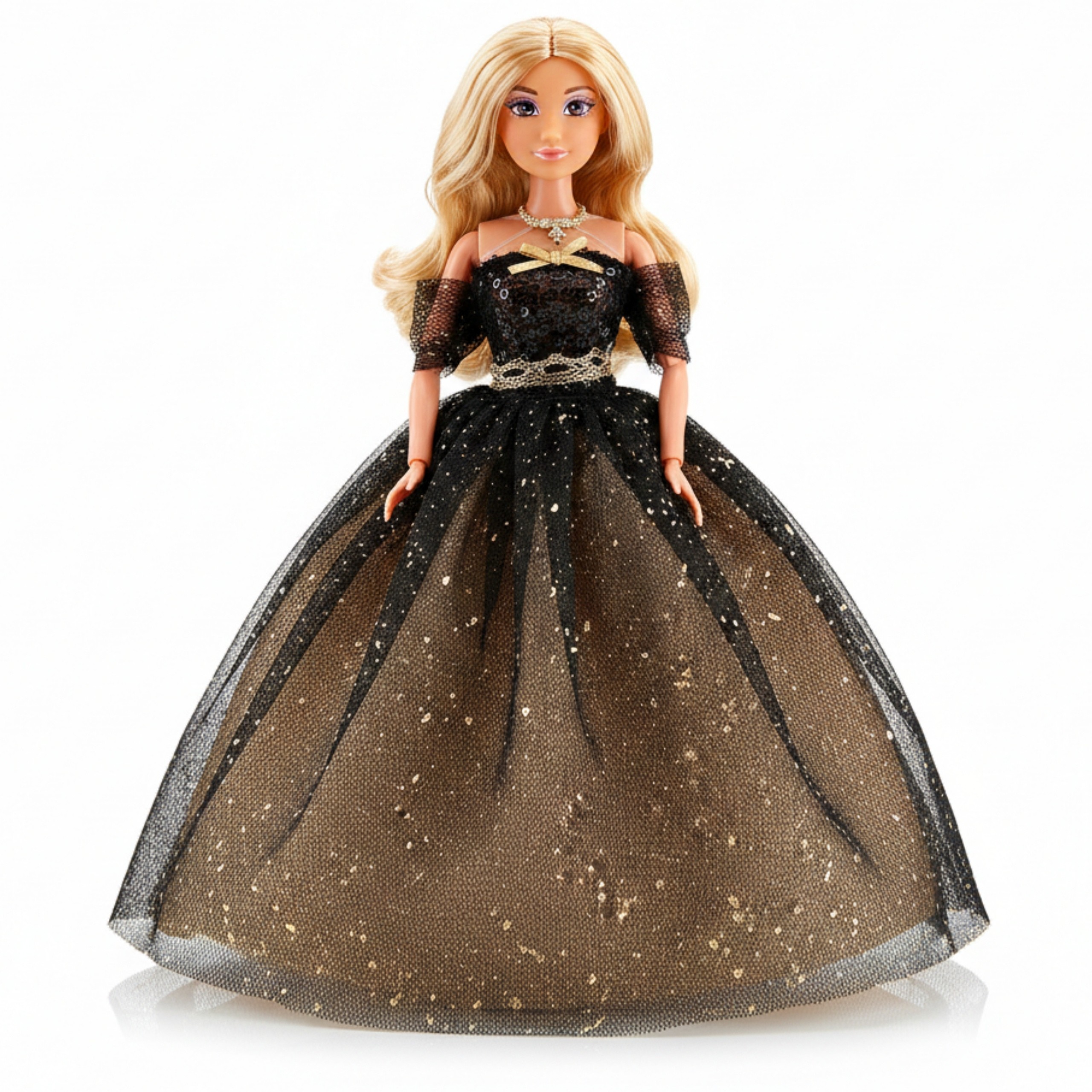 WOOPIE ROYAL Lily Doll 30cm Long Blonde Hair Black Ball Gown - Slika 3