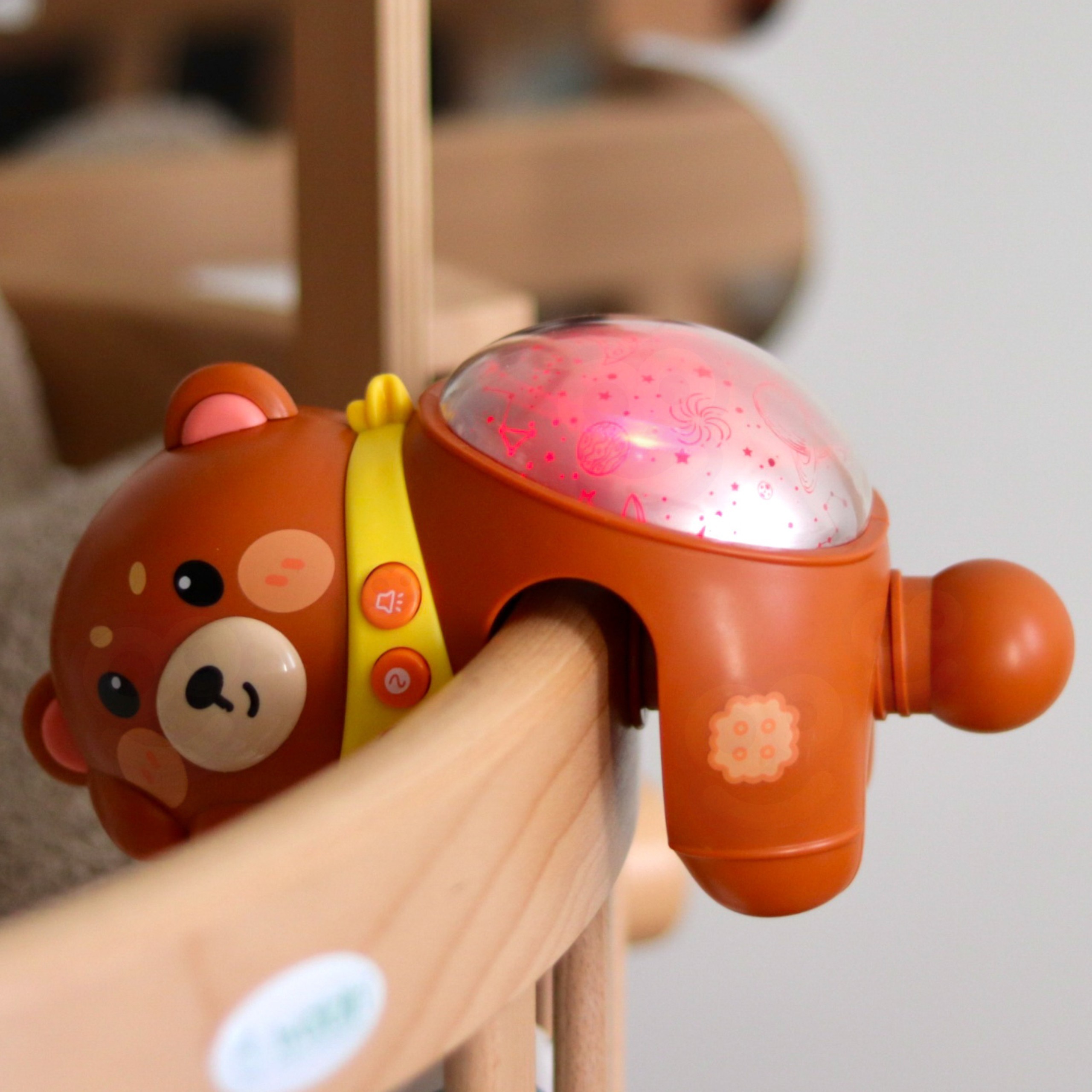 WOOPIE BABY Star Projector Teddy Bear Night Light for Children - Slika 6