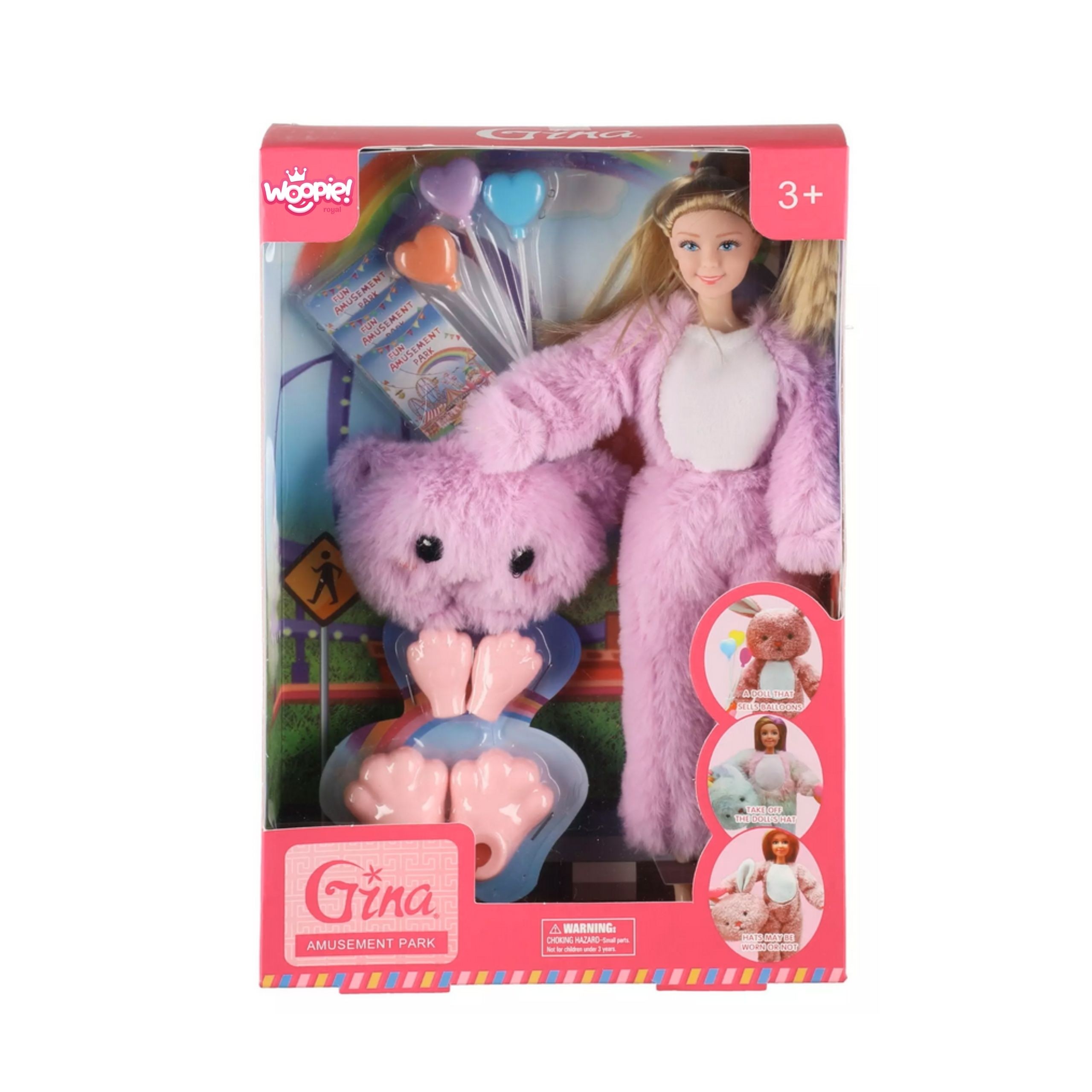WOOPIE Doll in a Teddy Bear Costume Amusement Park - Slika 7