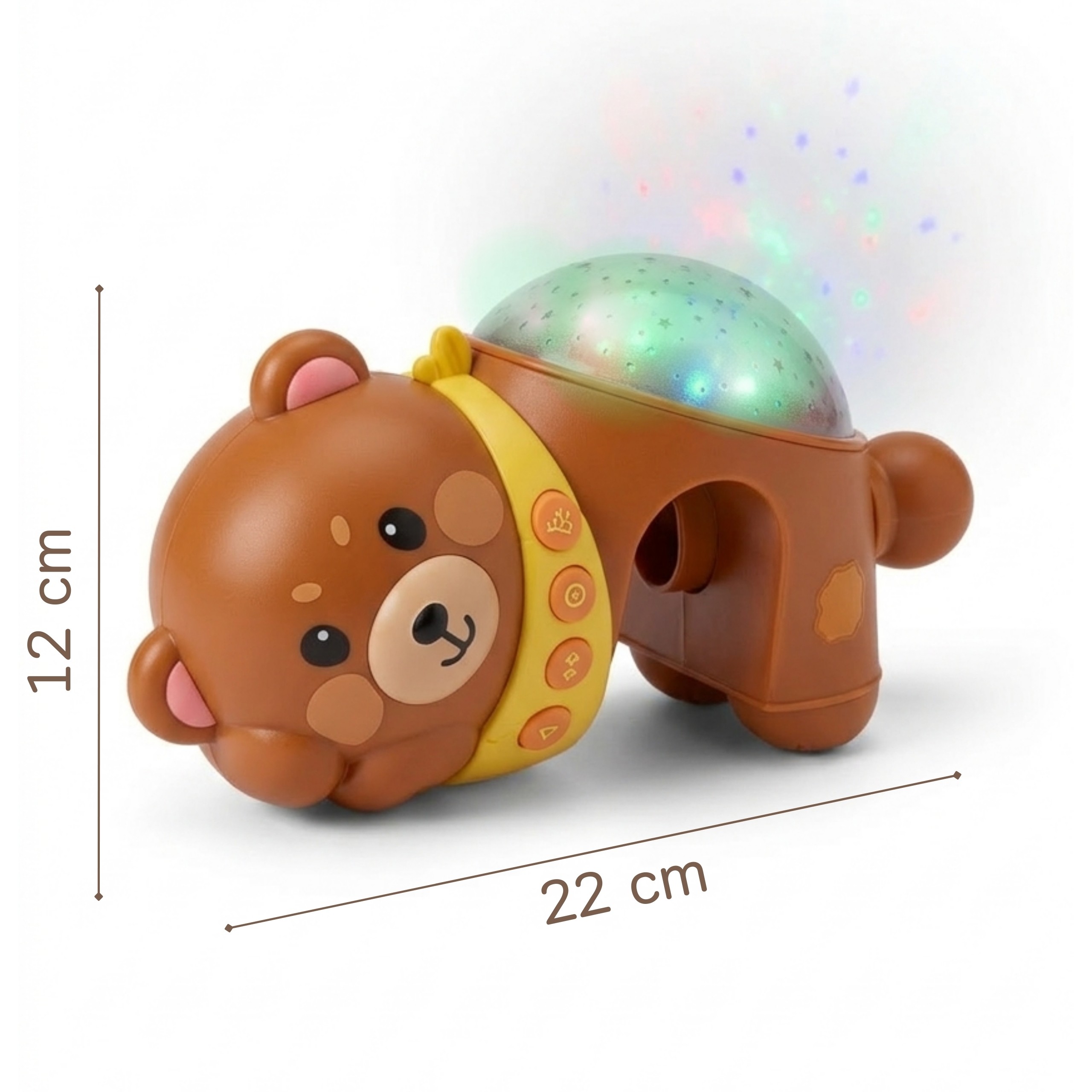 WOOPIE BABY Star Projector Teddy Bear Night Light for Children - Slika 7