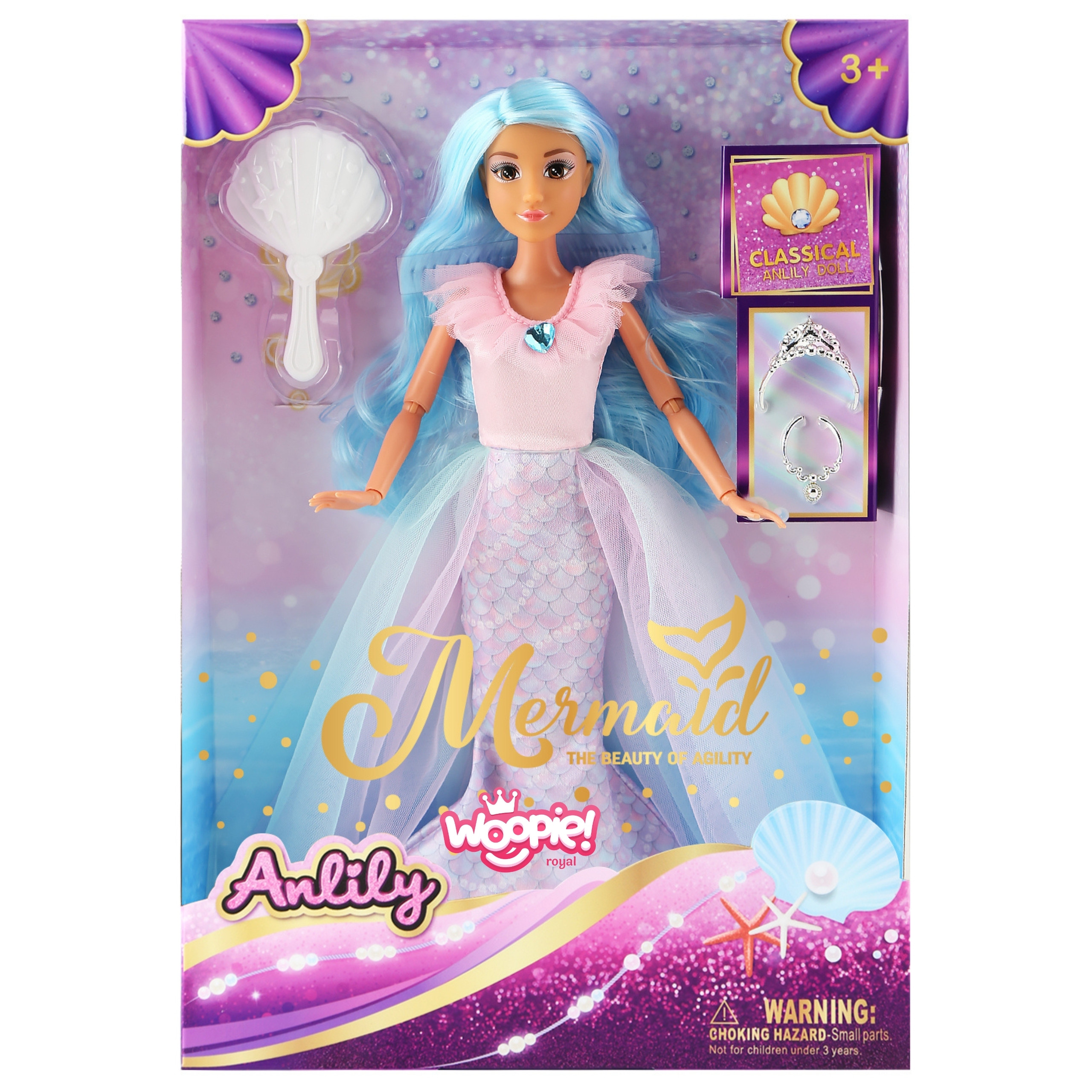 WOOPIE ROYAL Lili Doll - Mermaid with Accessories Sea Adventure - Slika 8