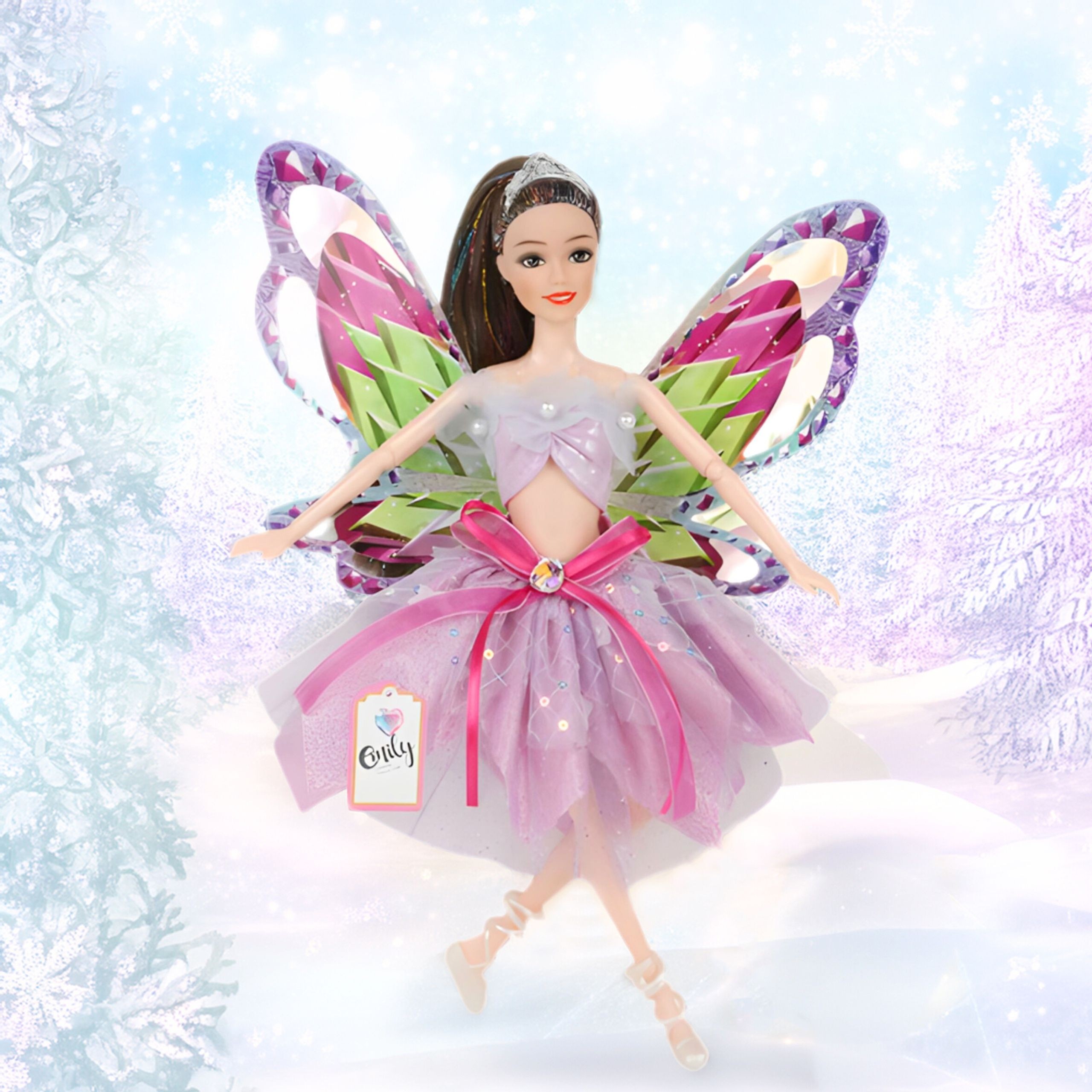 WOOPIE ROYAL Emi Fairy Doll with Colorful Wings and Balloons - Slika 4