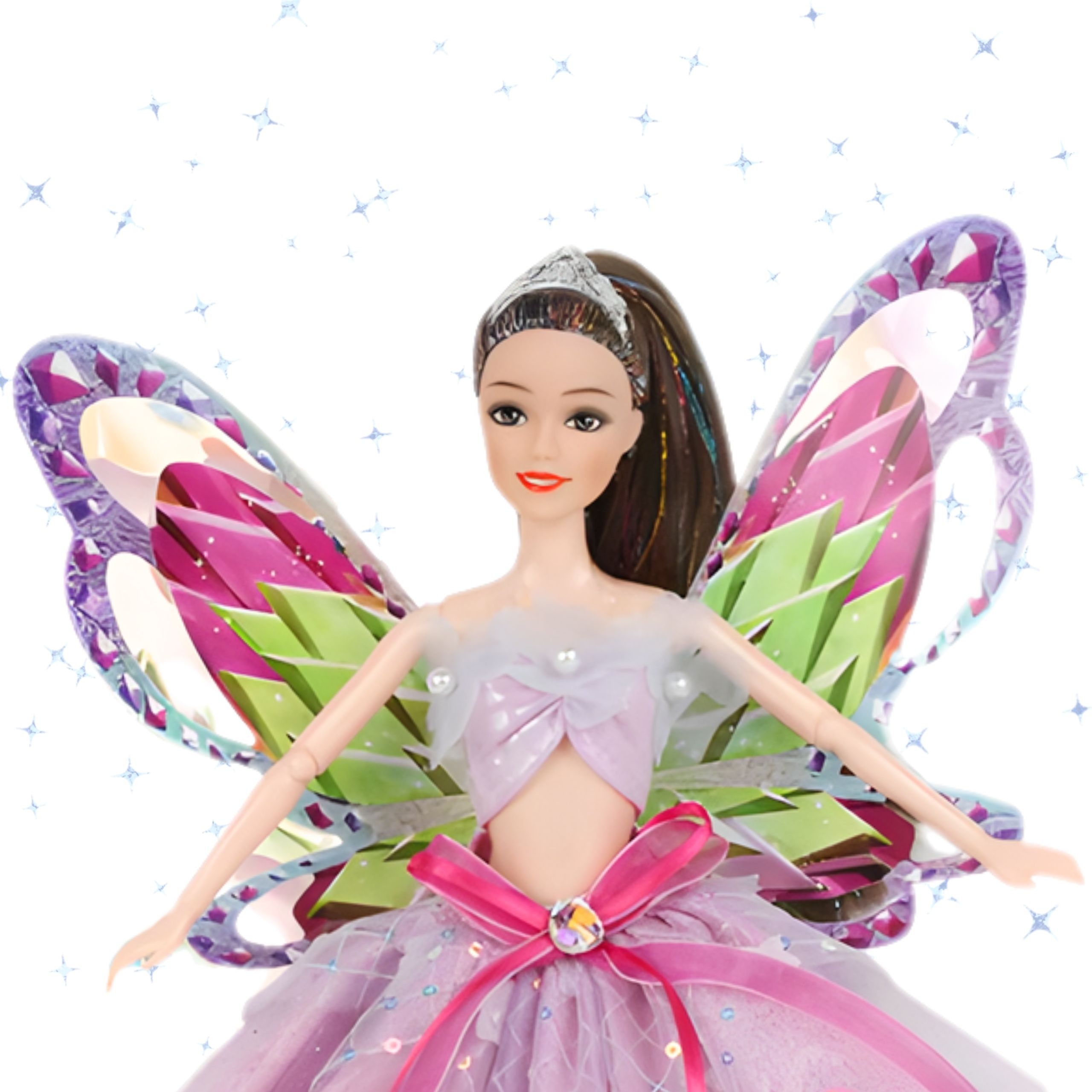 WOOPIE ROYAL Emi Fairy Doll with Colorful Wings and Balloons - Slika 6