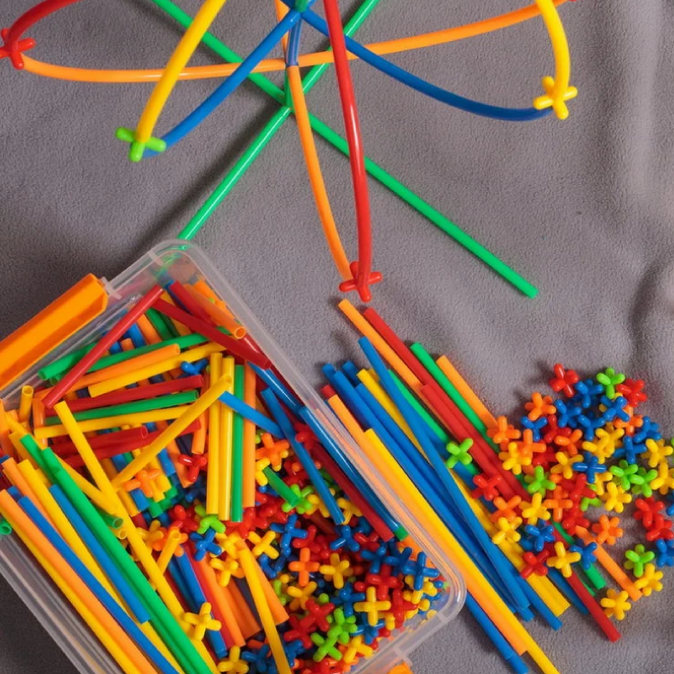 WOOPIE Building Blocks Colorful Straws 500 pcs. - Slika 2