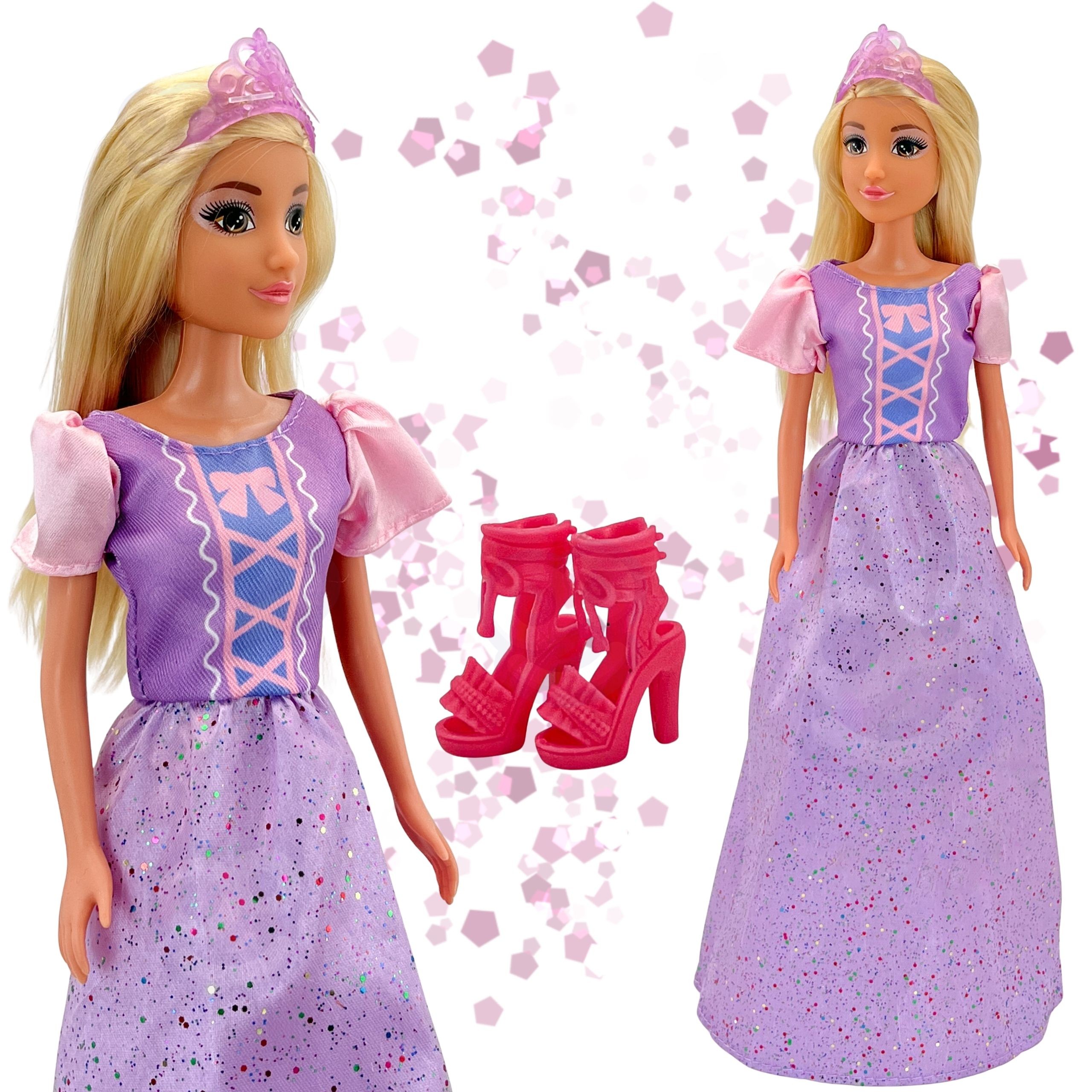 WOOPIE ROYAL LILY Fashion Doll Beautiful Princess with Crown - Slika 3