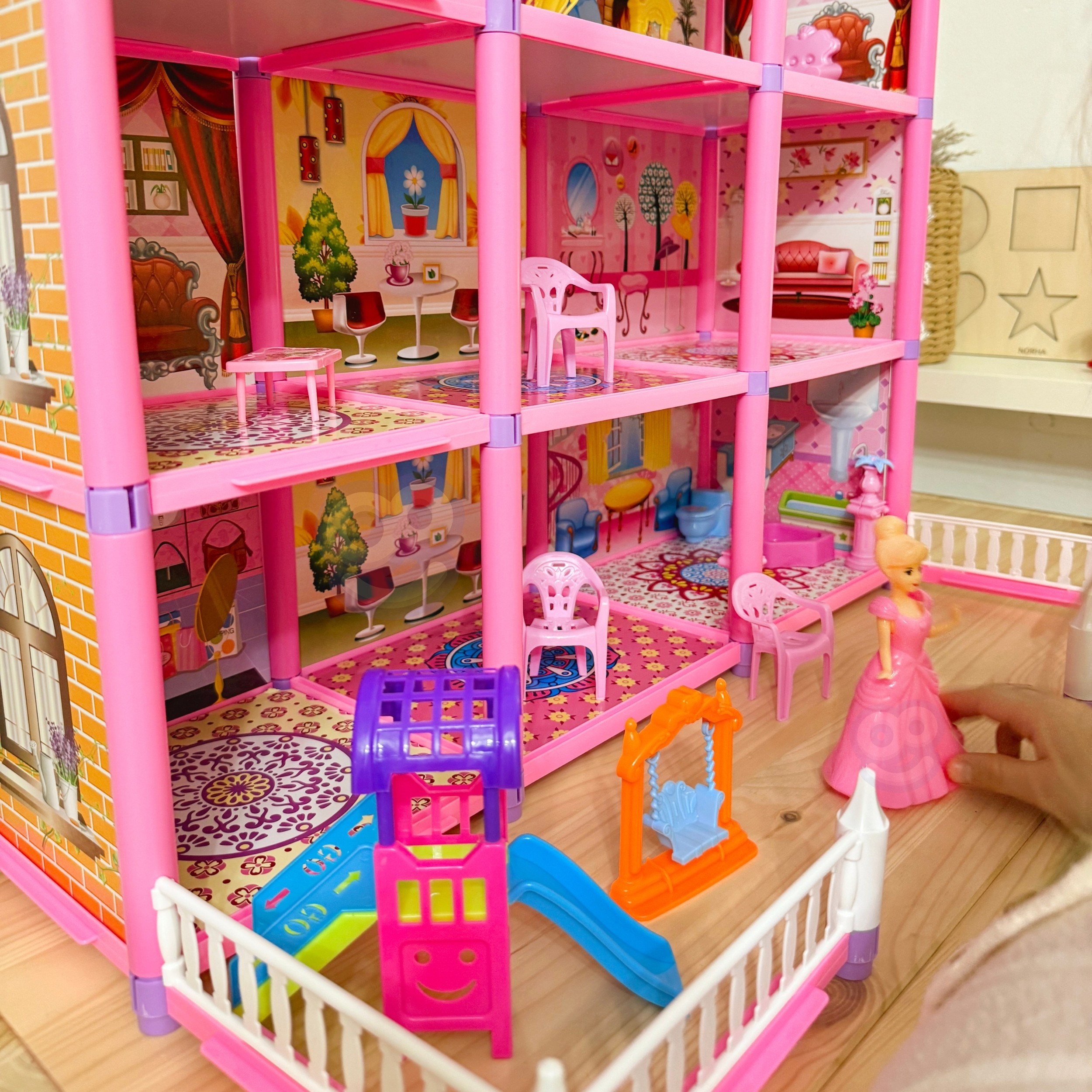 WOOPIE Mega Villa Dollhouse LOVELY HOUSE 194 pcs. - Slika 3