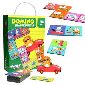 WOOPIE Educational Game Transport Animals Montessori Domino Puzzle