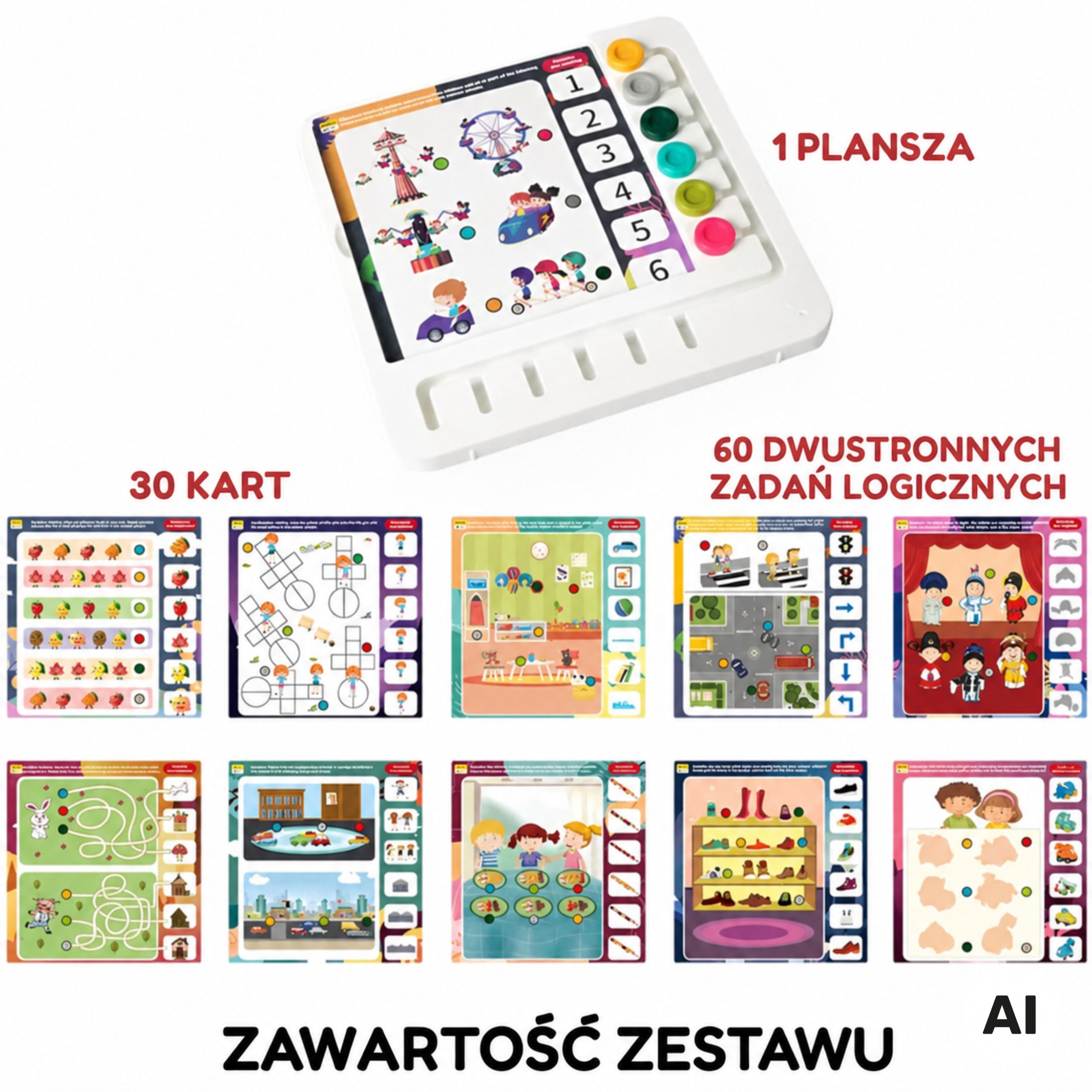 WOOPIE Set of 60 Logic Games 3+ - Slika 7