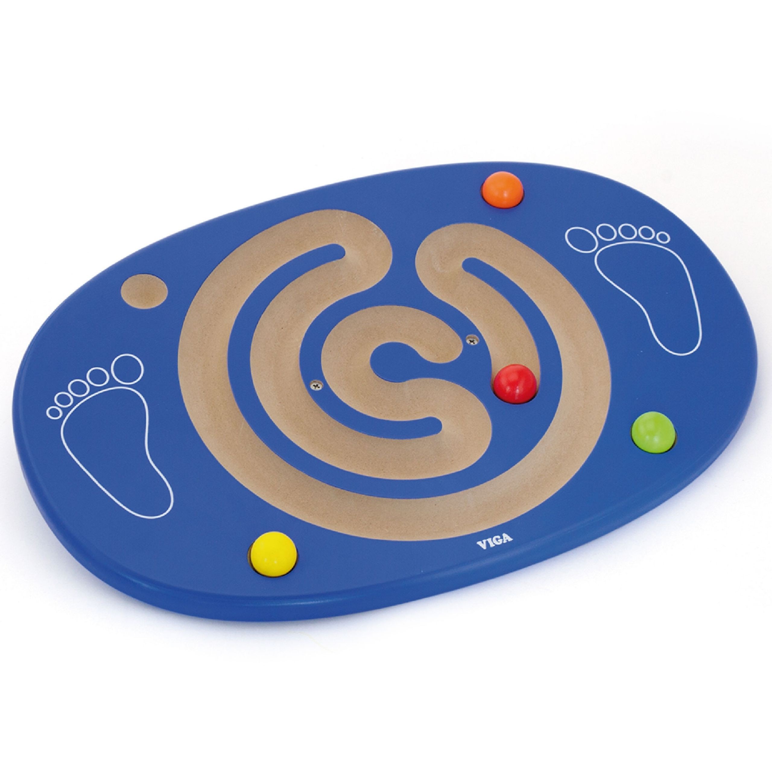 VIGA Sensory Wooden Balance Board with Maze - Slika 7