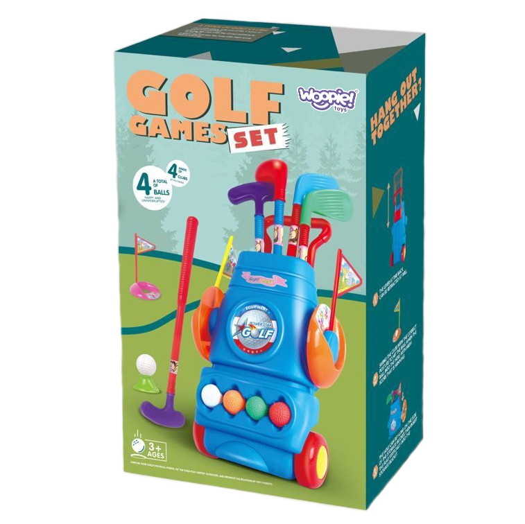 WOOPIE Golf Set + Wheeled Accessory Stand - Slika 8