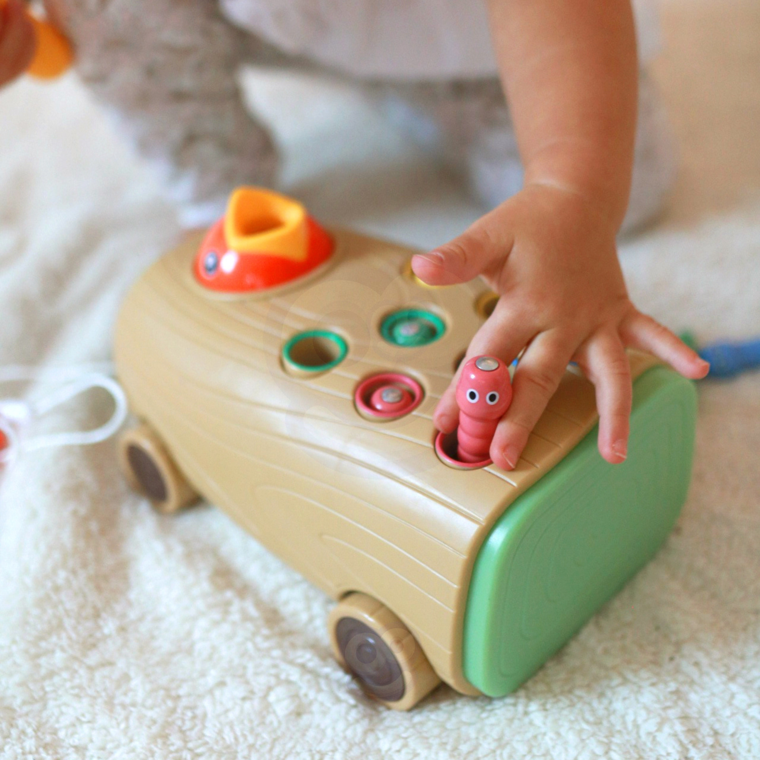 WOOPIE Arcade Game Woodpecker Bug Hammer 3in1 Stroller Puller for Babies - Slika 5