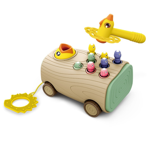 WOOPIE Arcade Game Woodpecker Bug Hammer 3in1 Stroller Puller for Babies - Slika 6