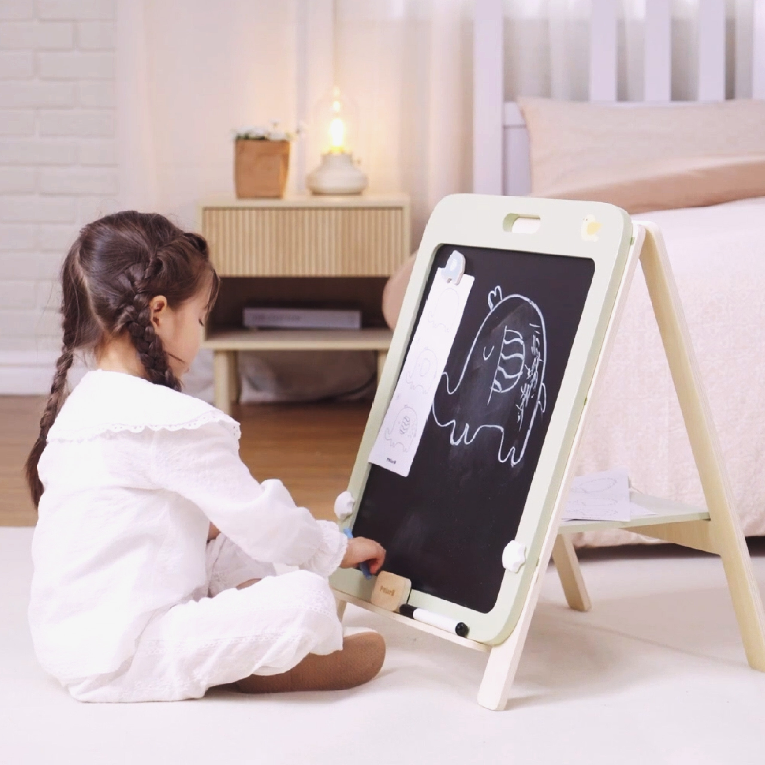 VIGA PolarB Growing drveni magnetski Dry-Erase Chalkboard - Slika 2