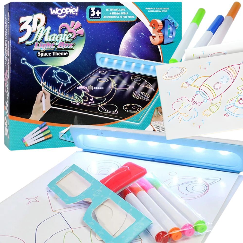 WOOPIE Magic 3D LED ploča za crtanje