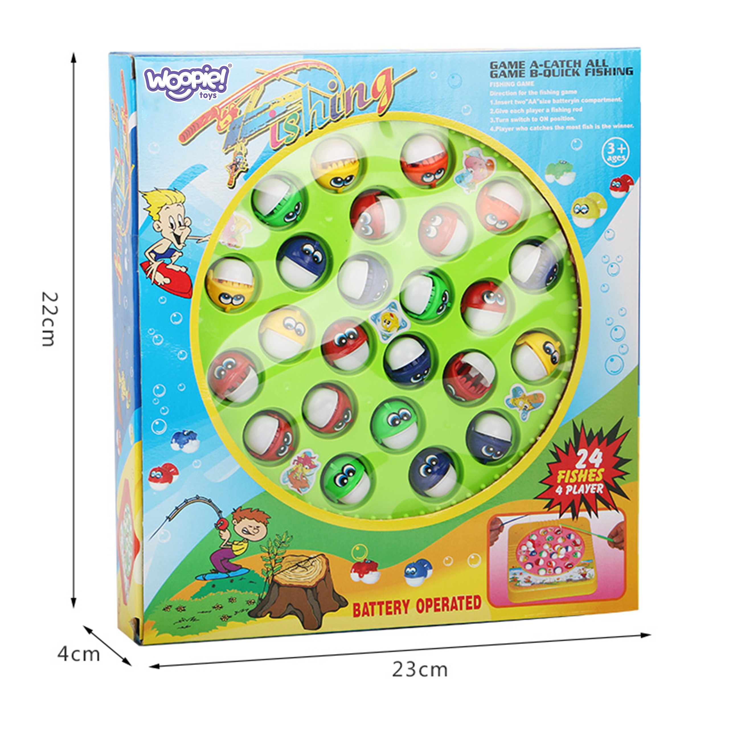 WOOPIE Fishing Fishing Arcade Game 4 players - Slika 6
