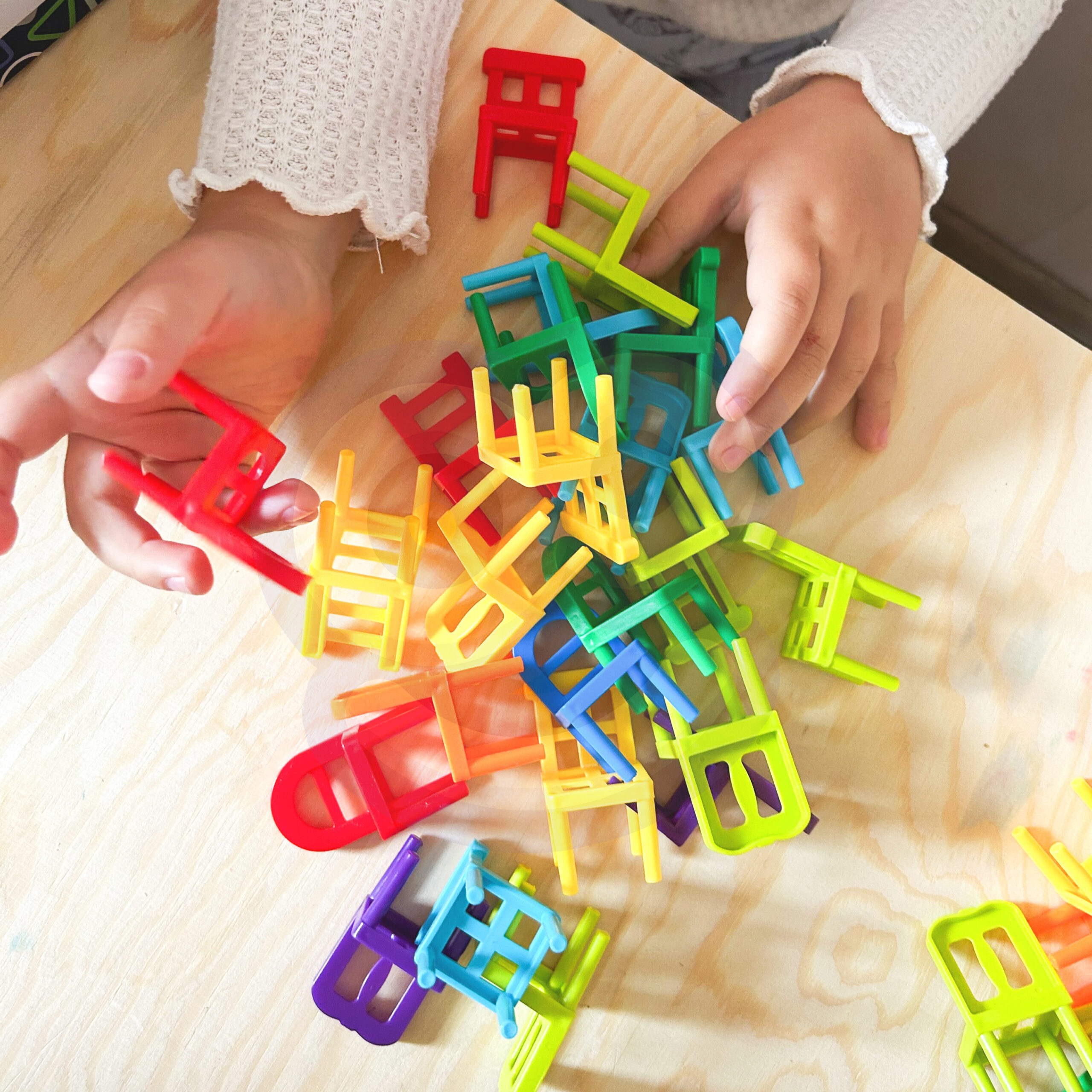 WOOPIE Arcade Game Block Puzzle Balancing Chairs 36 pcs. - Slika 4