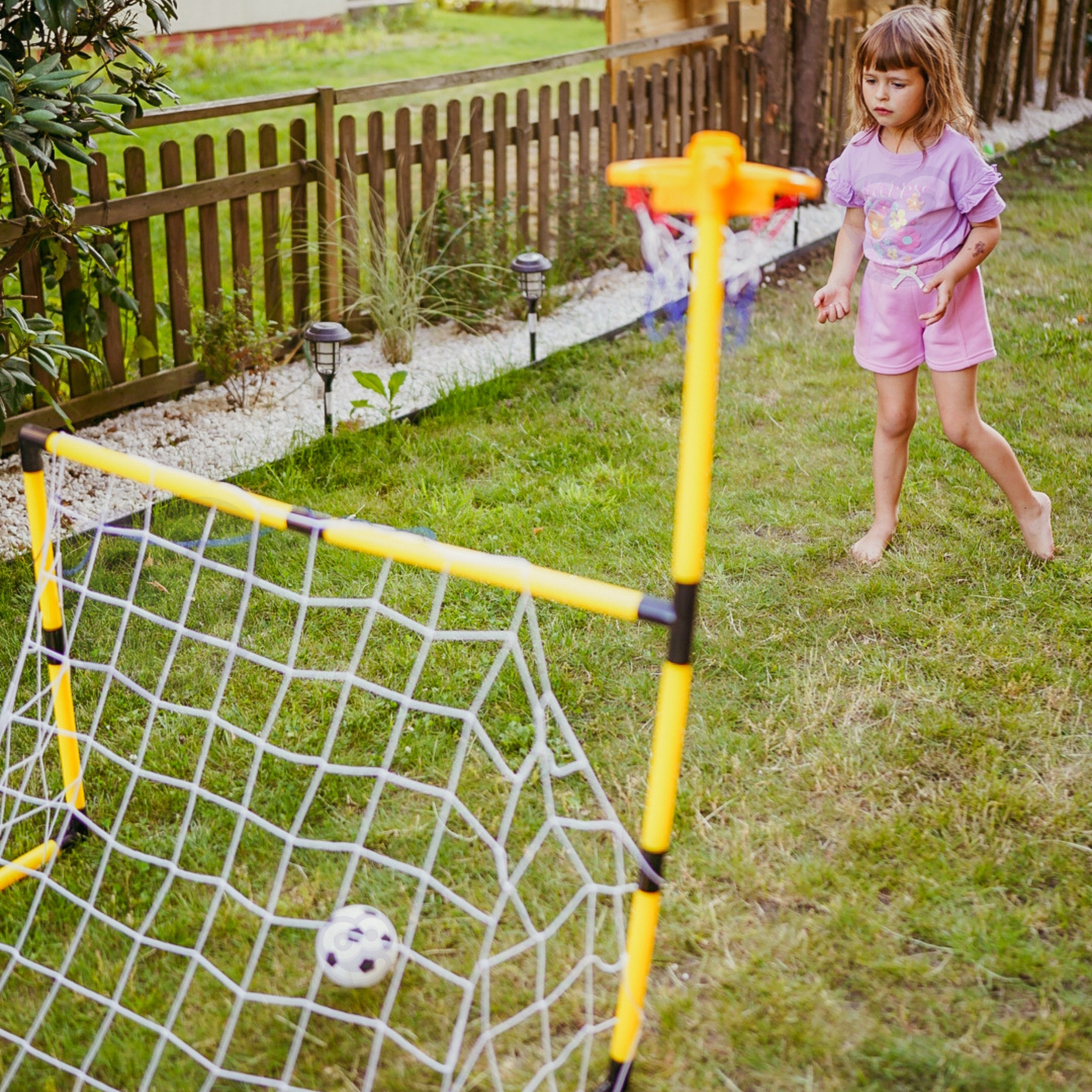 WOOPIE 2-in-1 Basketball Set: Soccer Goal + Balls and Pump - Slika 7