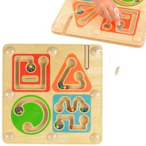 MASTERKIDZ Wooden Magnetic Maze – Writing and Motor Skills
