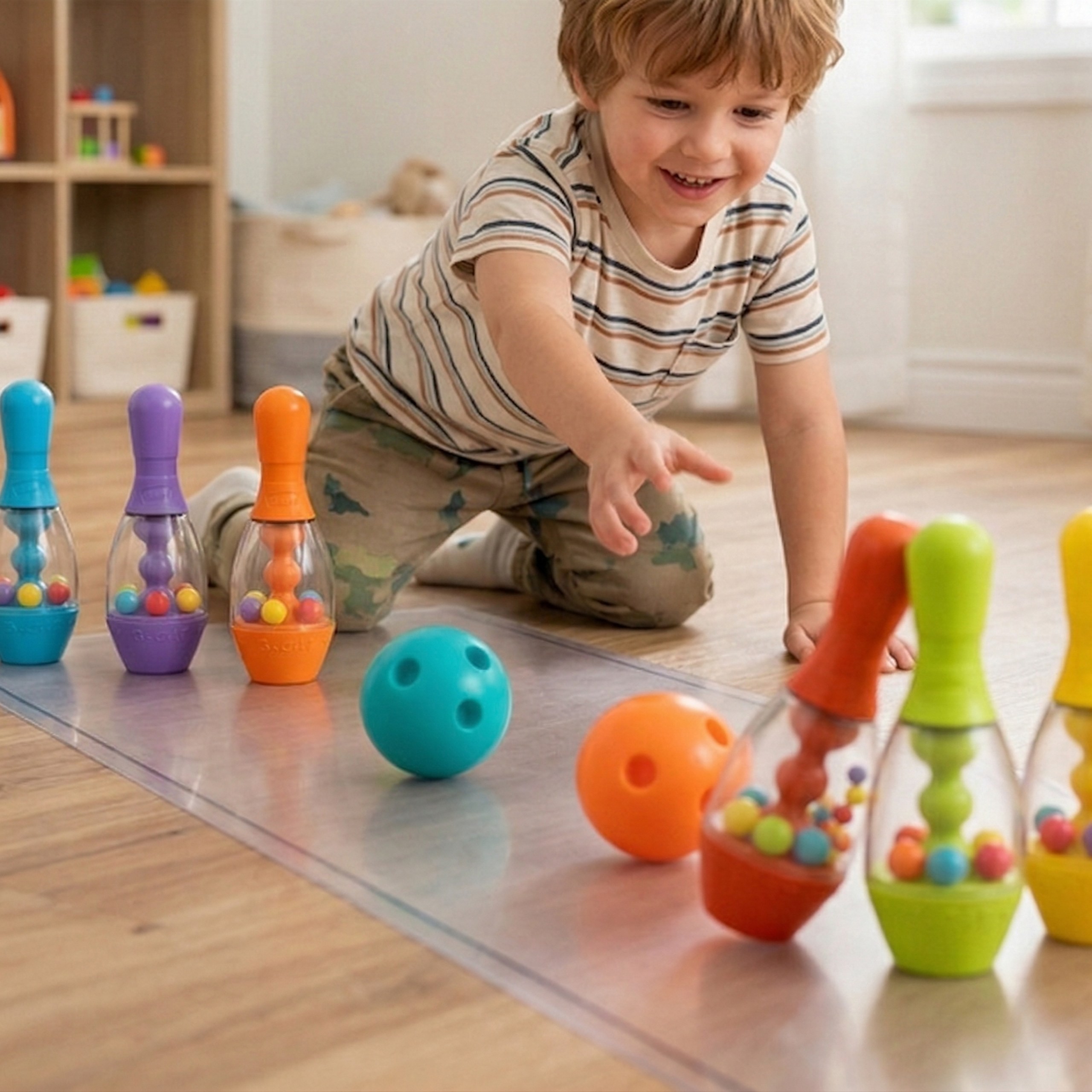 WOOPIE Colorful Bowling For Children 8 pcs. - Slika 3