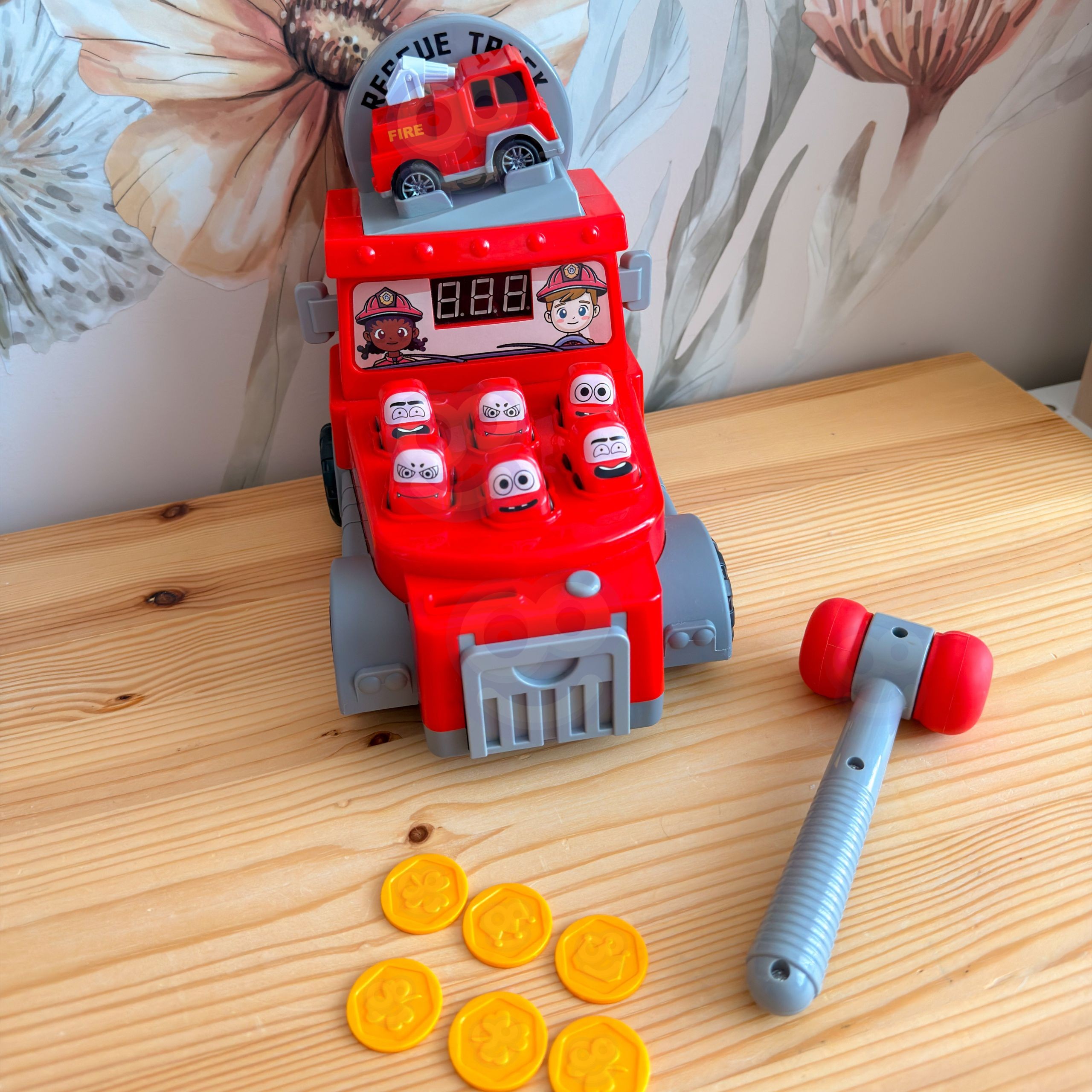WOOPIE Hammer Strike Skill Game Fire Department with Accessories - Slika 3