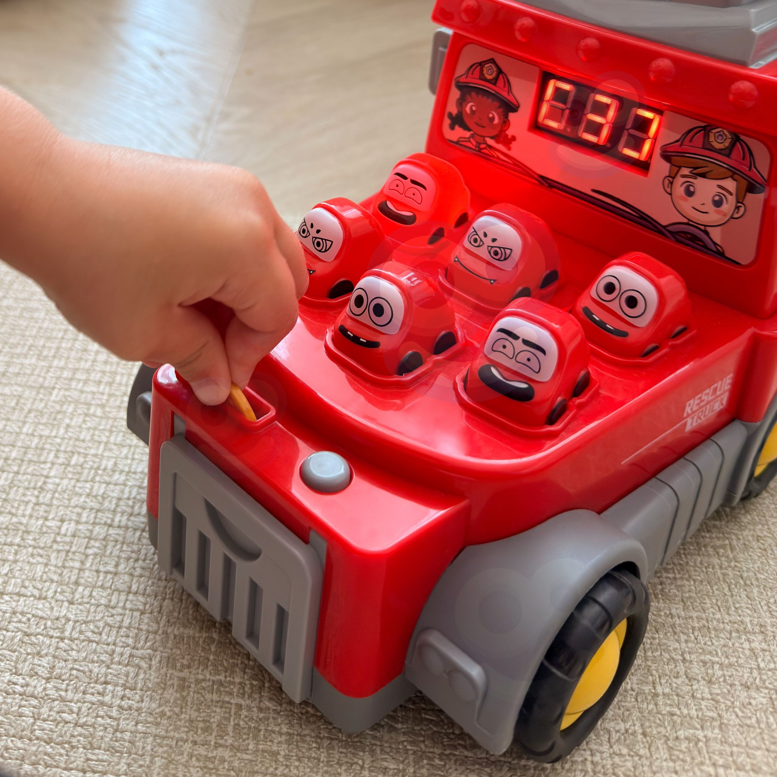 WOOPIE Hammer Strike Skill Game Fire Department with Accessories - Slika 5